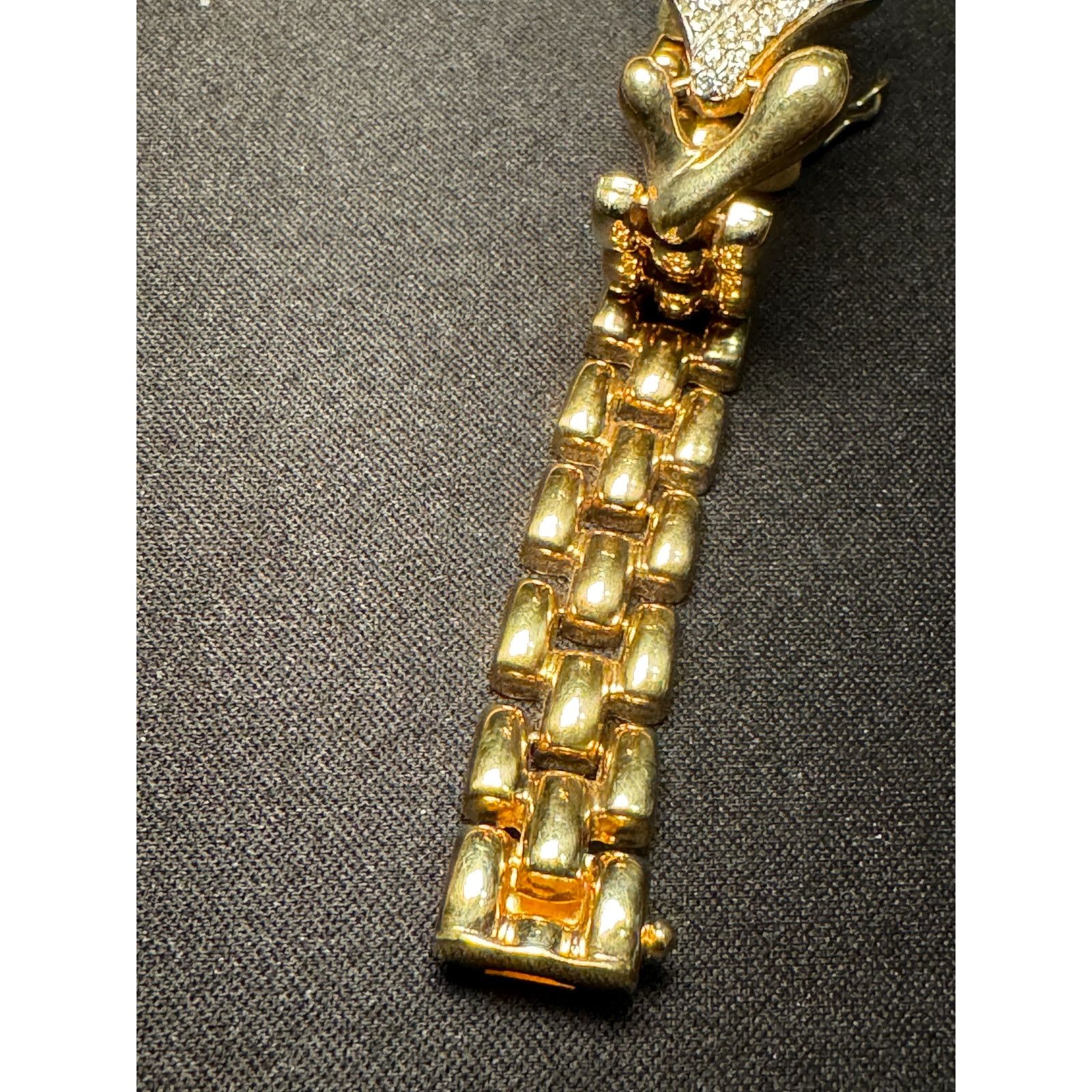 Other 925 Italy Gold Plated 28g Push Safety Clasp Bracelet Size 7 Size ONE SIZE - 6 Thumbnail