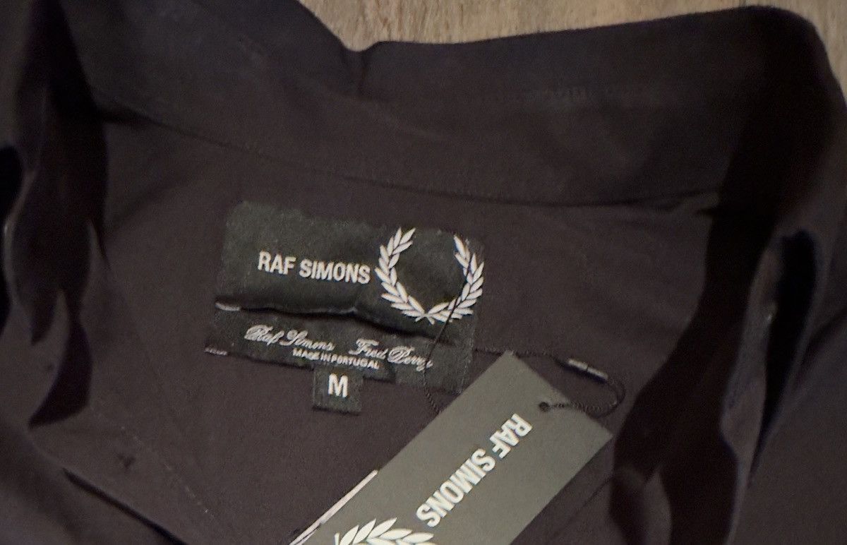 Clothing Raf Simons Logo Patch Shirt Brand New Fred Perry Raf