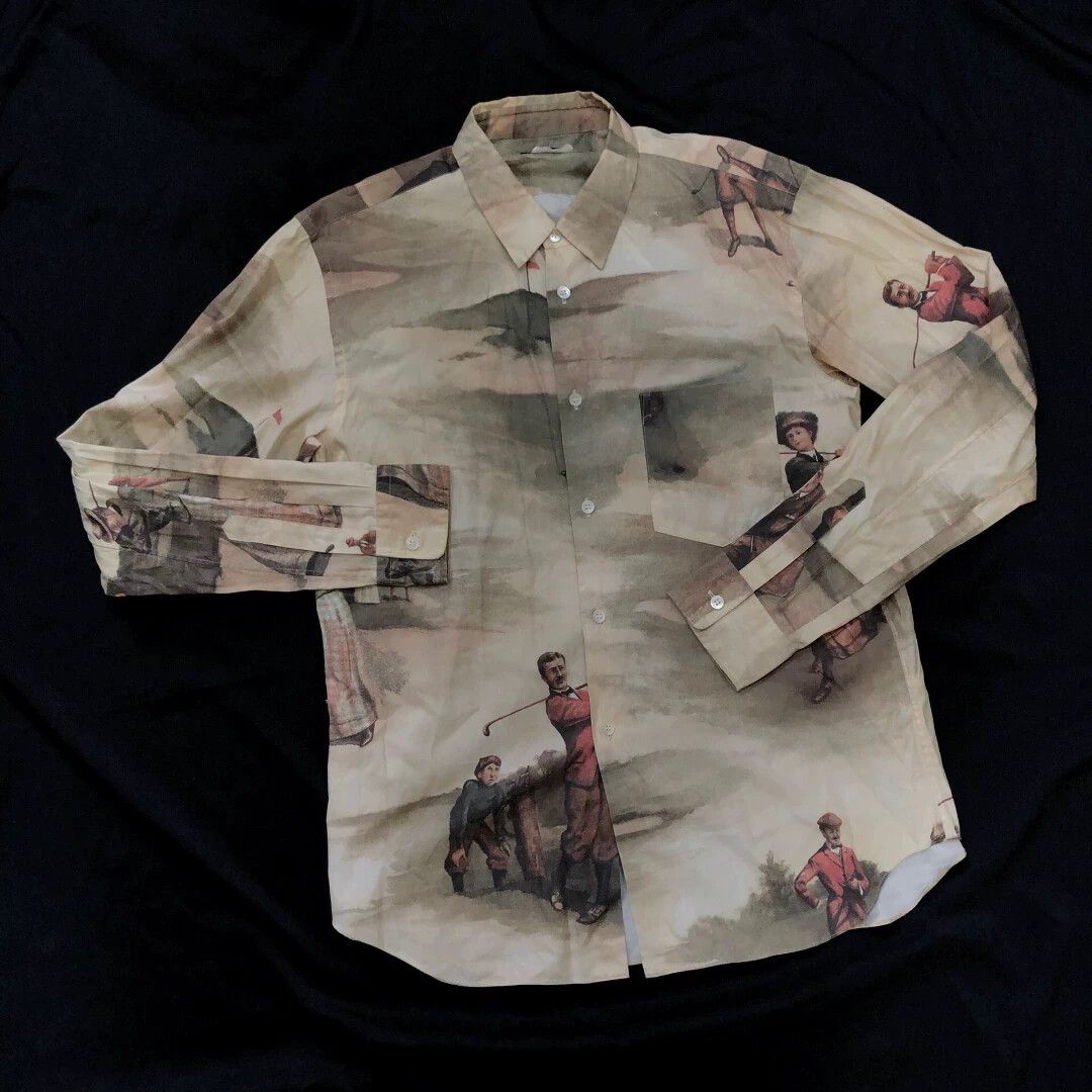Comme des Garcons CDG 16SS 18thC British Art LS Golf Shirt S MINT Size US S / EU 44-46 / 1 - 1 Thumbnail