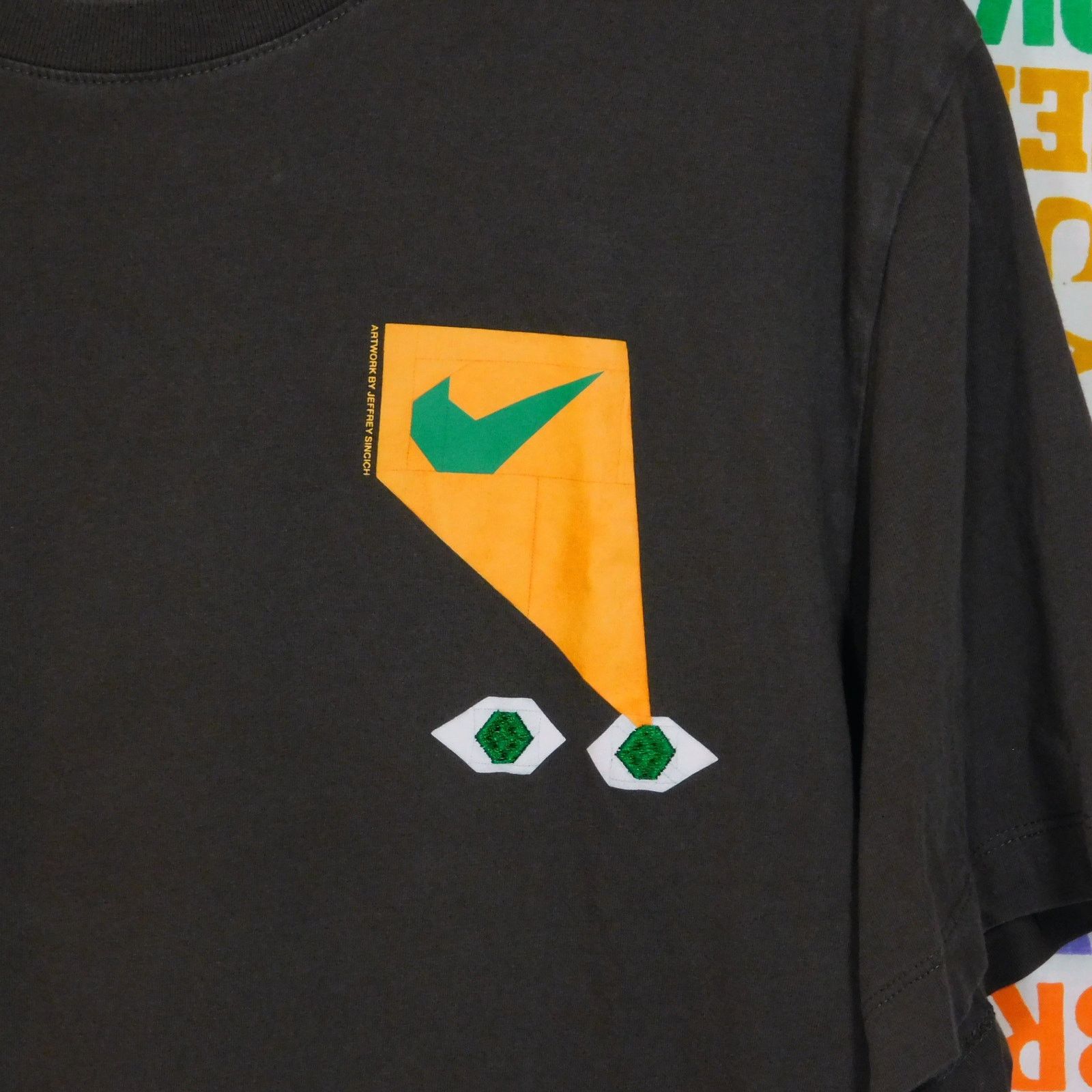 Nike Nike Sole Searching Tee Size L Brown Jeffrey Sincich Size US L / EU 52-54 / 3 - 5 Thumbnail