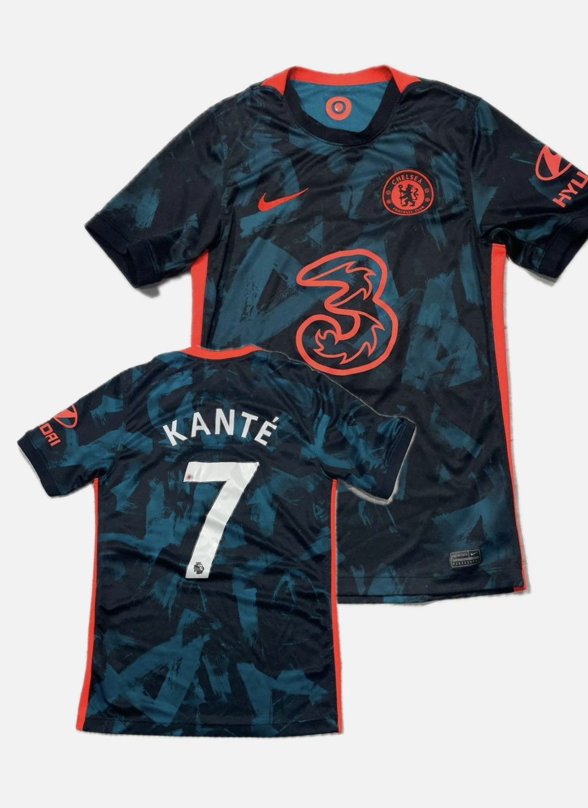 Chelsea Soccer Nike Chelsea 2021 2022 Third Kante #7 Soccer Shirt Jersey Size US S / EU 44-46 / 1 - 1 Thumbnail