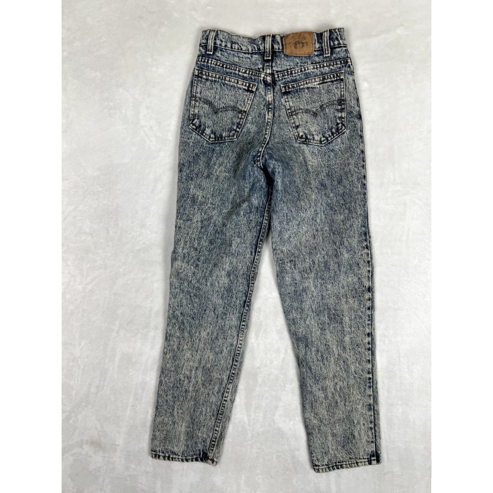 Levi's VINTAGE Levi's 551 Student Jeans Mens 26x30 Blue Acid Wash Tapered Made USA Size US 26 / EU 42 - 5 Thumbnail