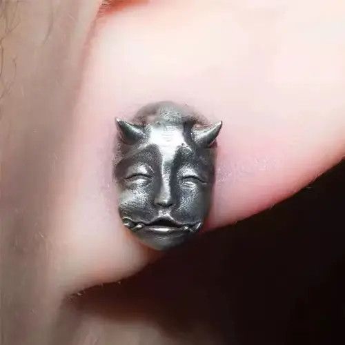 Jewelry Misaki x Miyo Retro Demon Punk Gothic Rock Earrings Size ONE SIZE - 3 Thumbnail