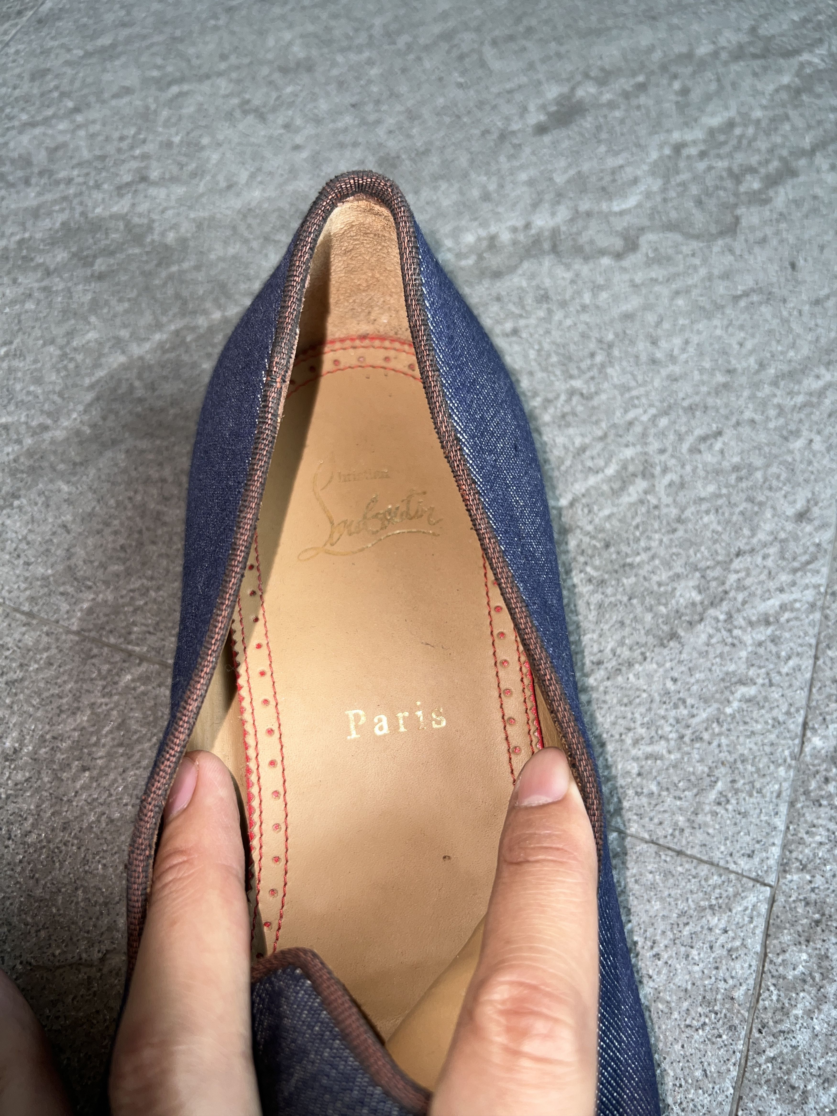 Christian Louboutin Louboutin Denim Tassel Loafers Spiked Blue EU41 Size US 8 / EU 41 - 10 Thumbnail