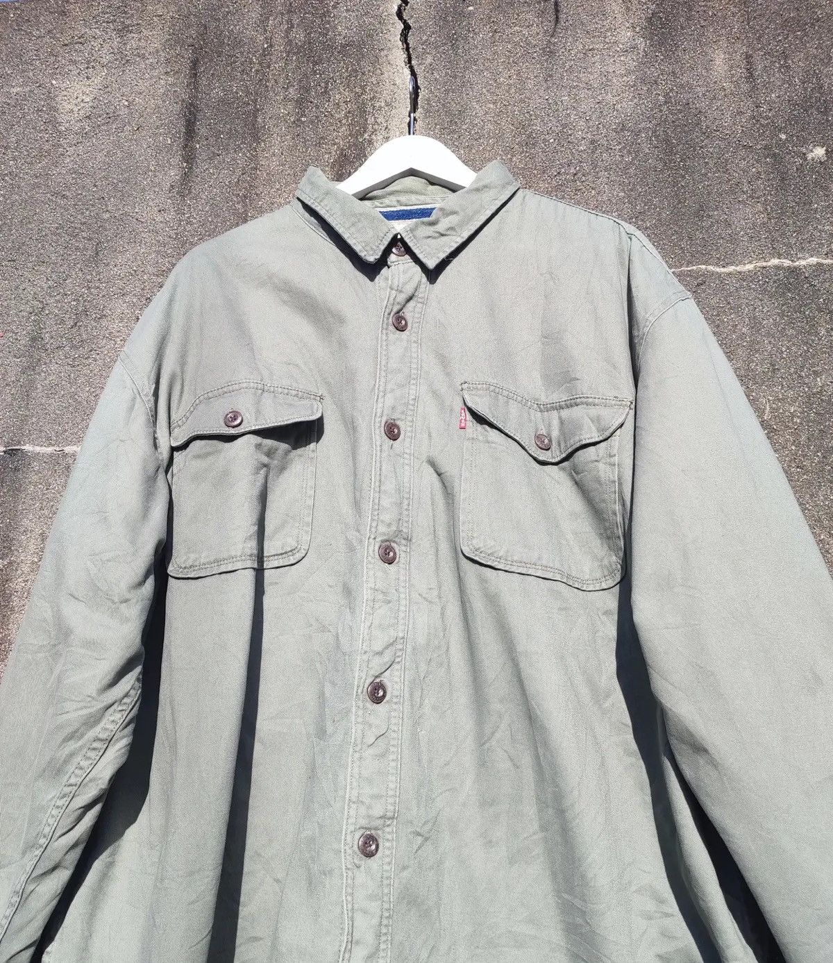 Levi's Vintage Levi’s Sherpa-Lined Shirt Jacket – XXL Utility Style Size US XXL / EU 58 / 5 - 2 Thumbnail