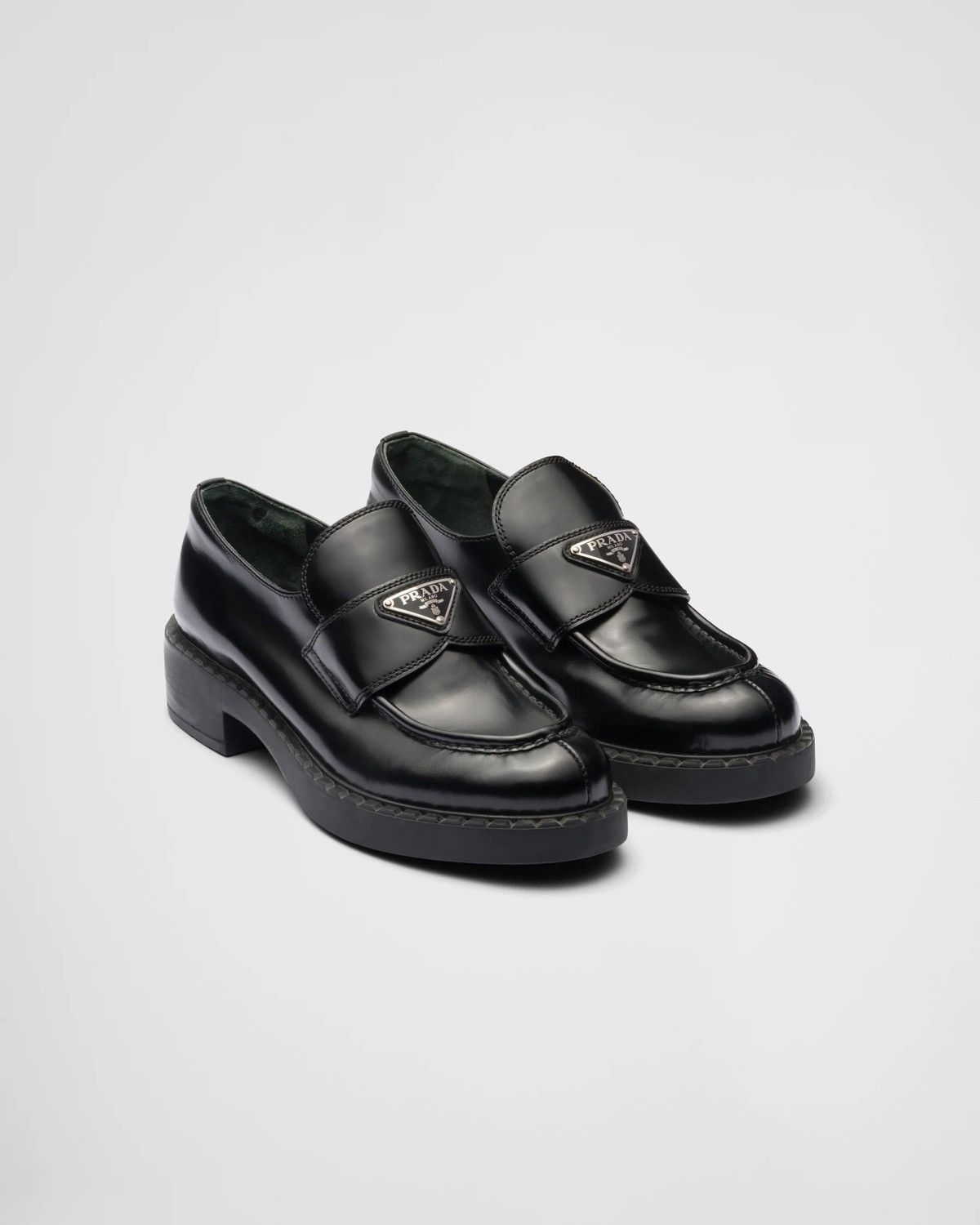 Prada Brushed Loafers