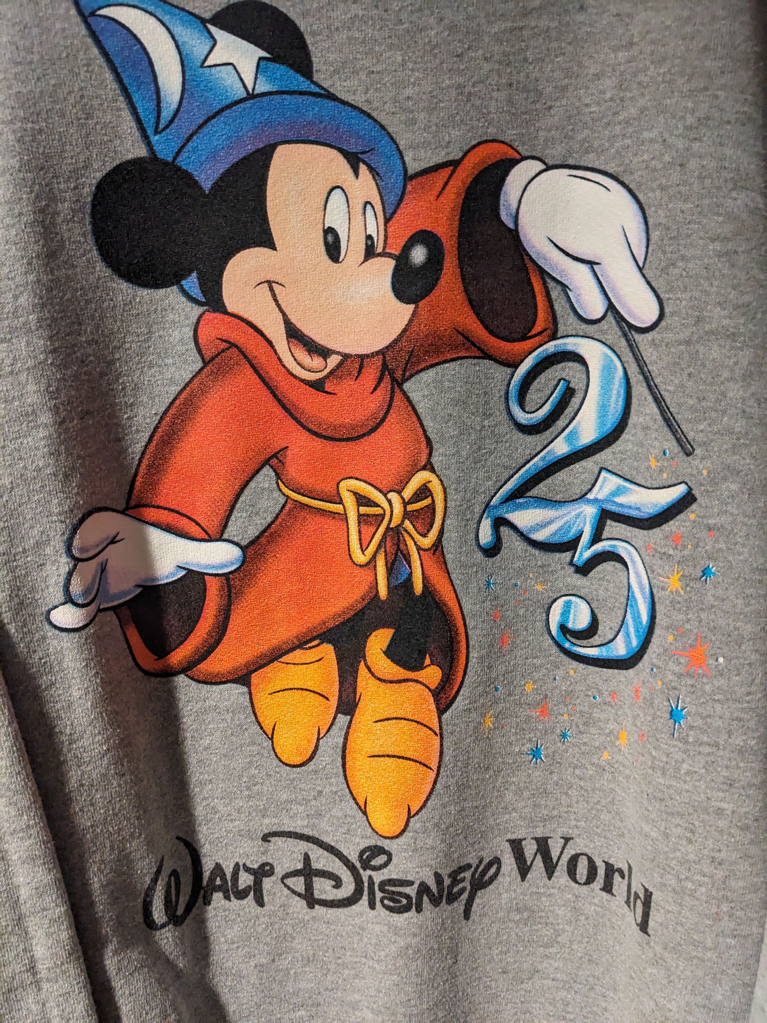 Disney × Vintage Vintage 90s Walt Disney World Magic Mickey Mouse Sweatshirt Size US XL / EU 56 / 4 - 2 Thumbnail