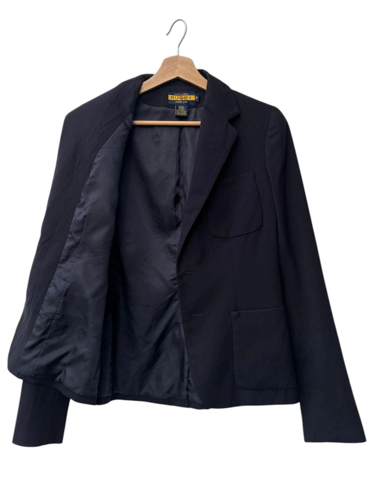 Ralph Lauren Rugby Ralph Lauren Navy Wool Blazer Jacket Size XS / US 0-2 / IT 36-38 - 3 Thumbnail