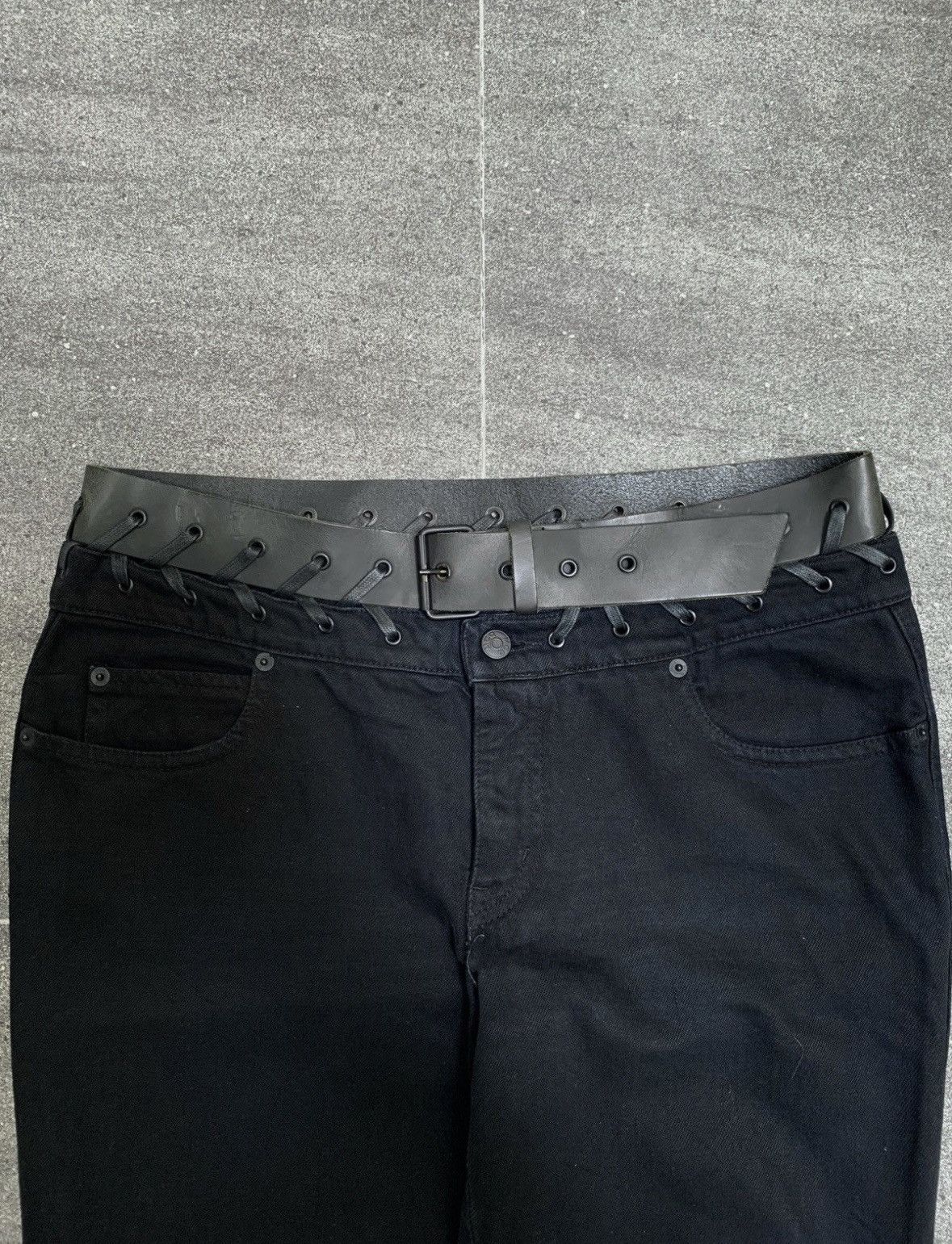Alexander McQueen 2000’s Belted denim Size US 30 / EU 46 - 4 Thumbnail