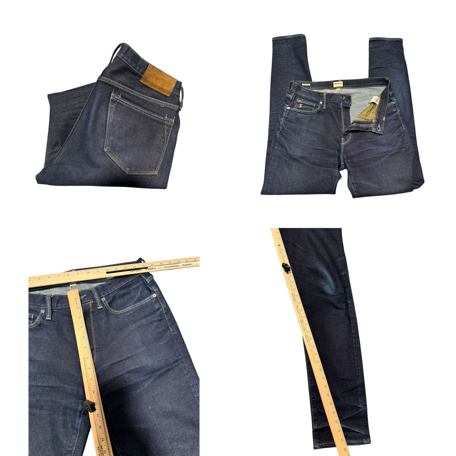 Todd Snyder Todd Snyder New York Jeans Men Slim Stretch 5-Pocket Dark Indigo 32x34 USA Size US 32 / EU 48 - 9 Thumbnail