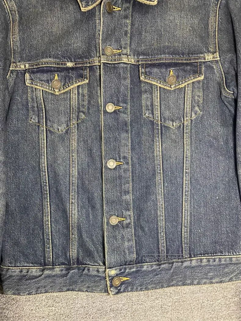 Saint Laurent Paris Saint Laurent Paris Deep Washed Yellow Mud Distressed Deni Size US S / EU 44-46 / 1 - 4 Thumbnail