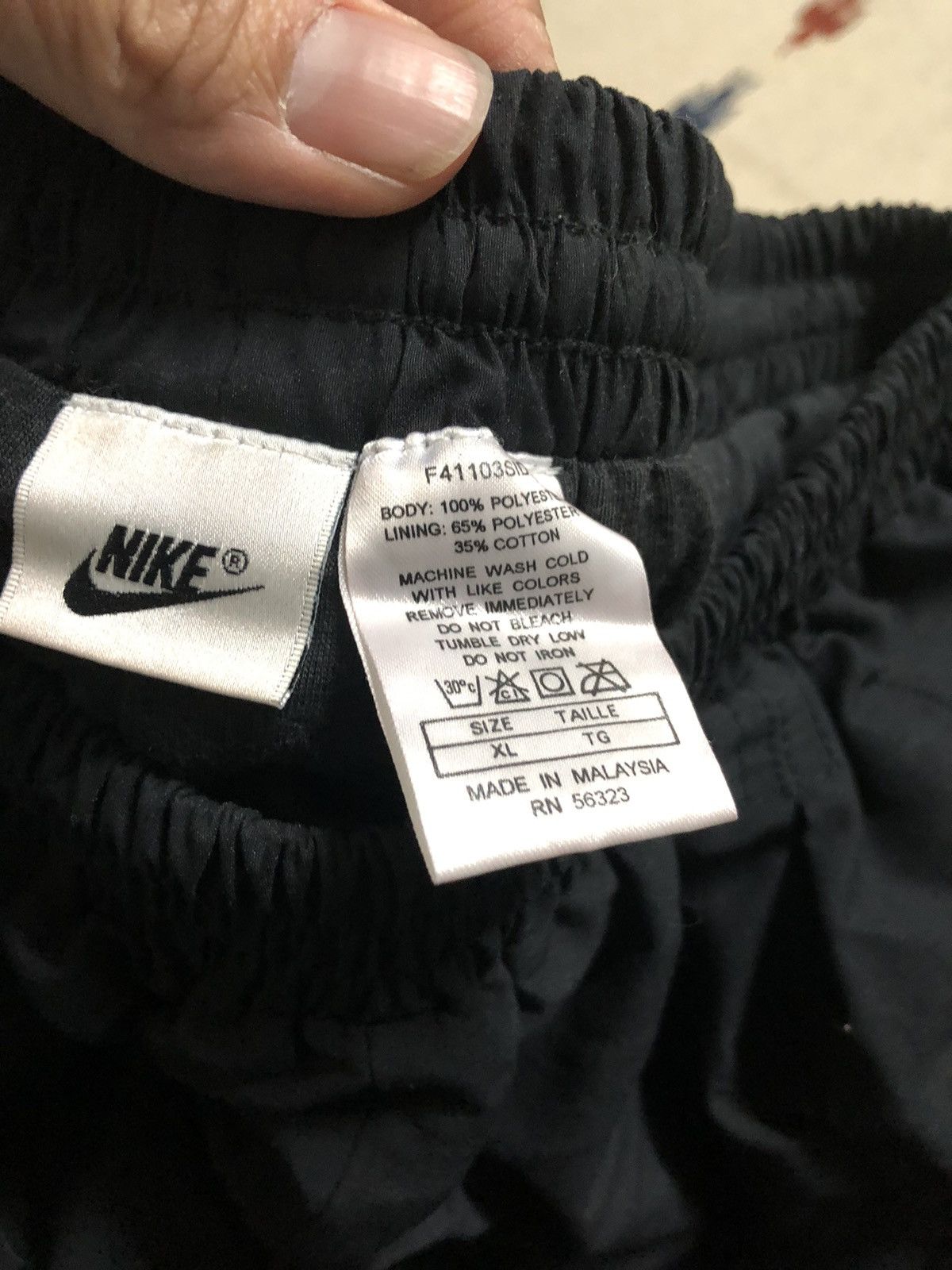 Nike × Vintage Vintage Nike Track Pants Nylon Y2K drill size L/XL Size US 36 / EU 52 - 7 Thumbnail