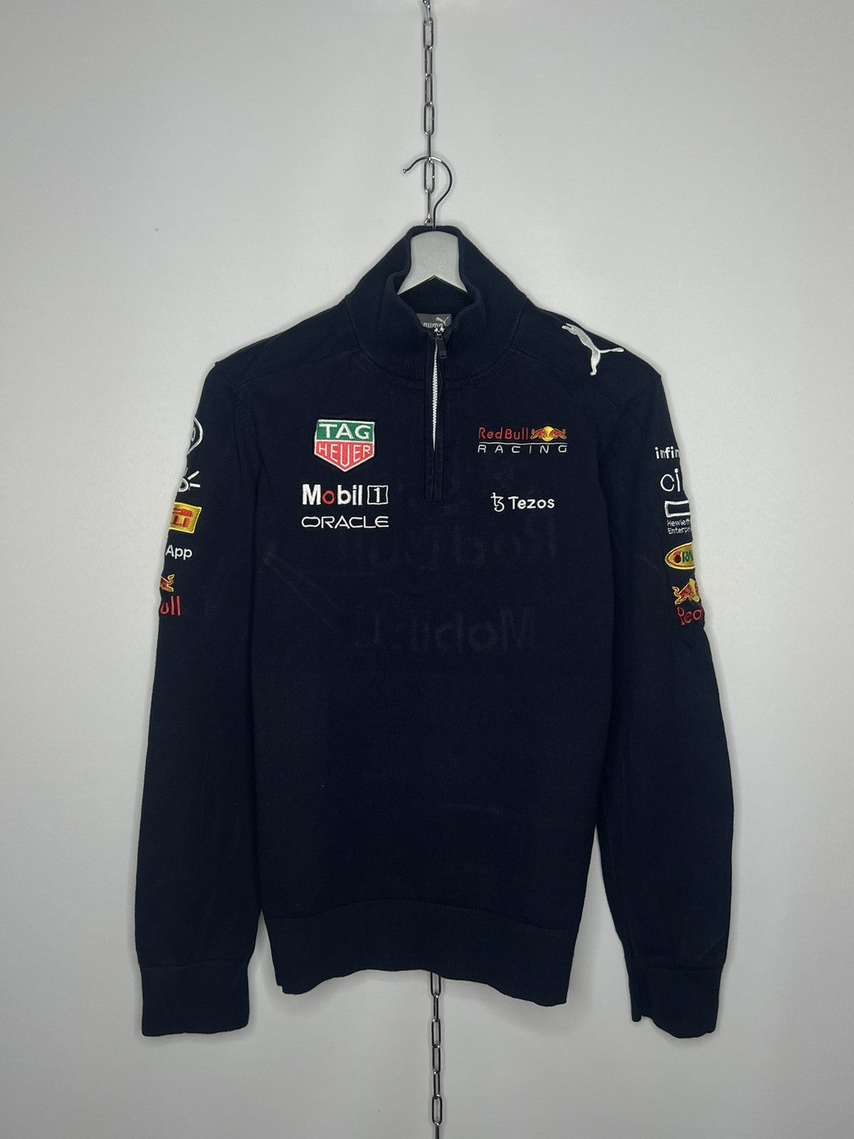 Puma × Racing × Streetwear 🏎️Puma Red Bull Racing Big Logo Full ...