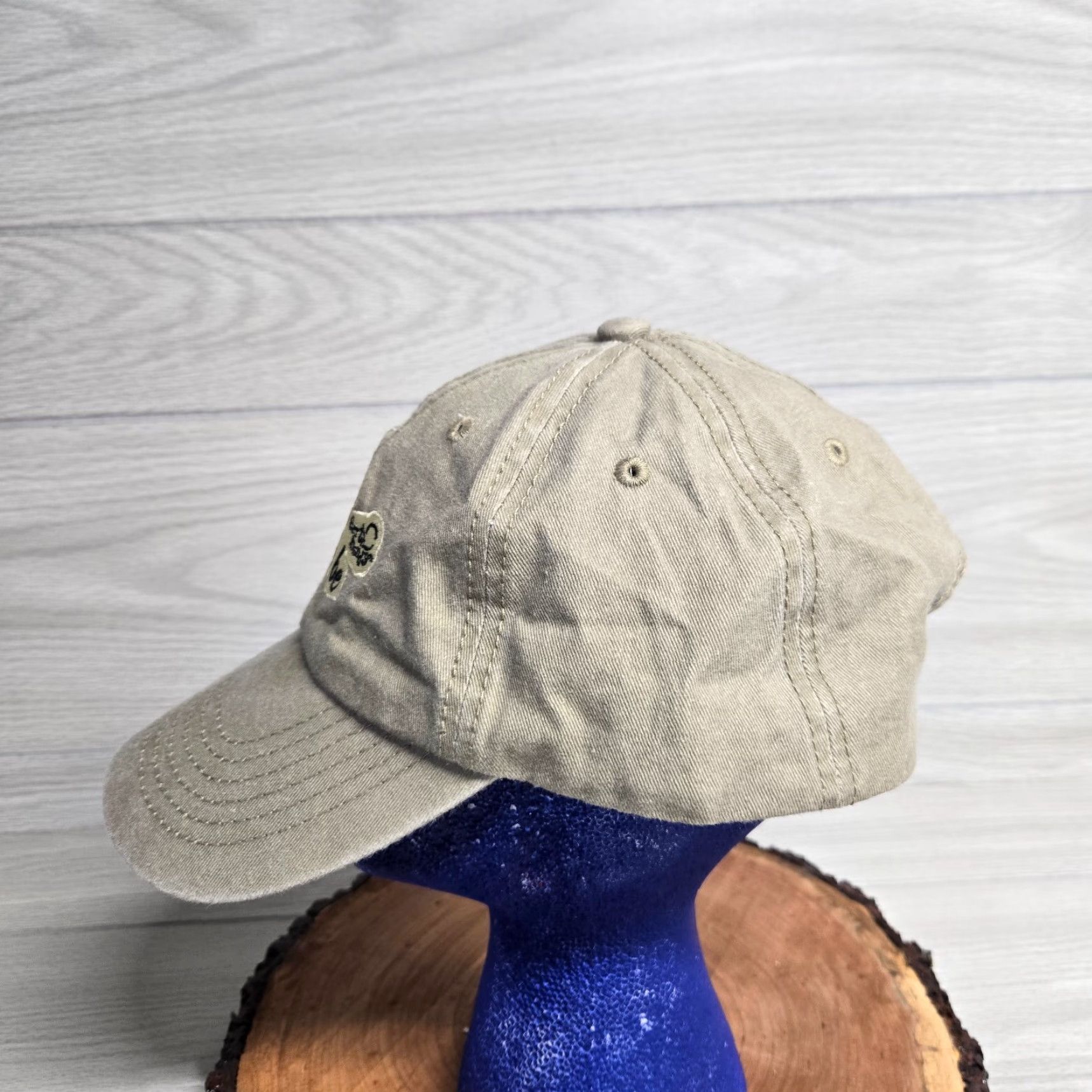 Rainbow Beige Hat Ball Cap Adult One Size Adjustable Rainbow Tan Beige Let It Be Peace Character Baseball Cap Womens Hat Size ONE SIZE - 5 Thumbnail