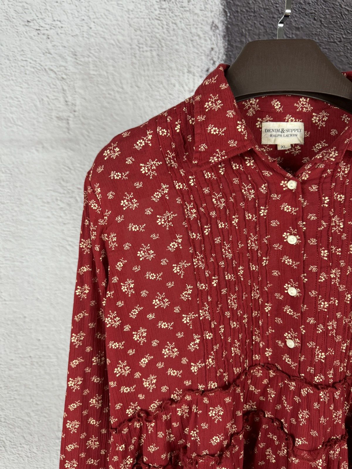 Denim & Supply Ralph Lauren Denim & Supply Ralph Lauren leaf floral pattern mini dress Size XL / US 12-14 / IT 48-50 - 3 Thumbnail