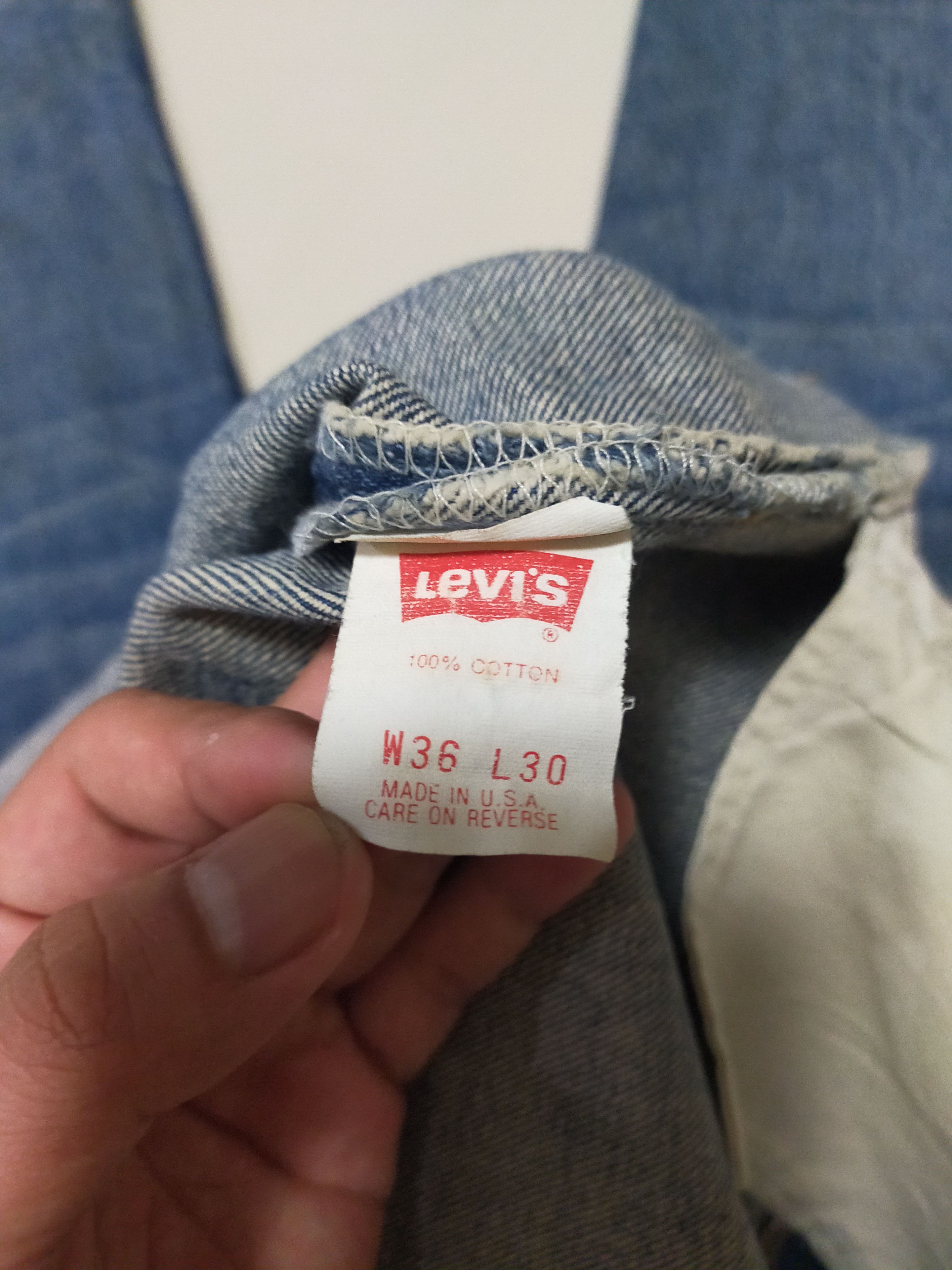 Levi's × Levi's Vintage Clothing VINTAGE 1980's / 1990's LEVIS 501 JEANS Size US 35 - 5 Thumbnail
