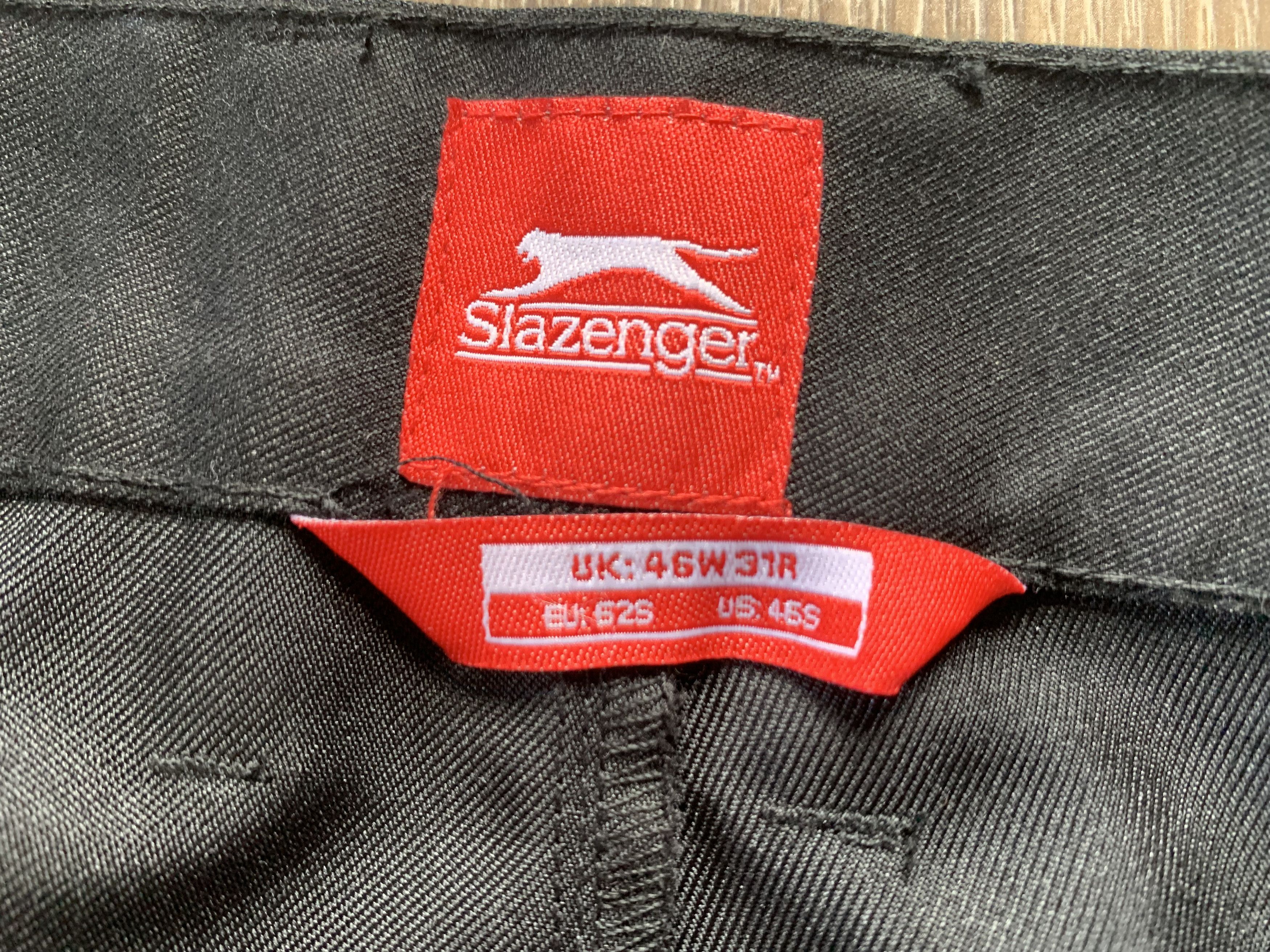 Designer × Vintage Slazenger Classic Black Trousers Pants Size US 44 / EU 60 - 5 Thumbnail