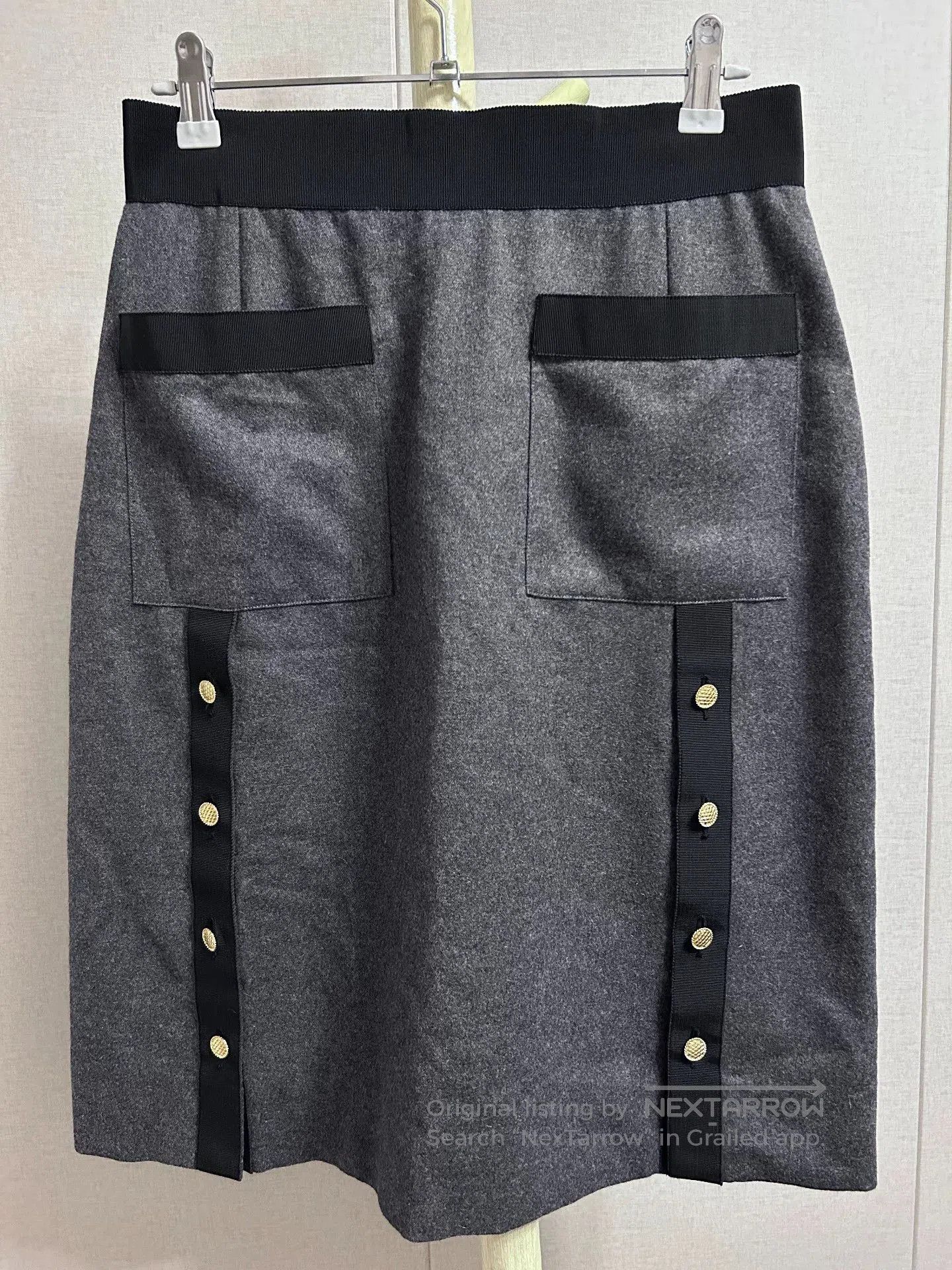 Chanel Chanel Wool Skirt Vintage Size 40. Size 39" - 1 Thumbnail