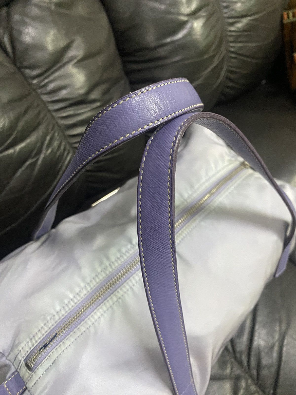 Prada Authentic Prada Tessuto Nyalon Boston Hand Bag Size ONE SIZE - 6 Thumbnail