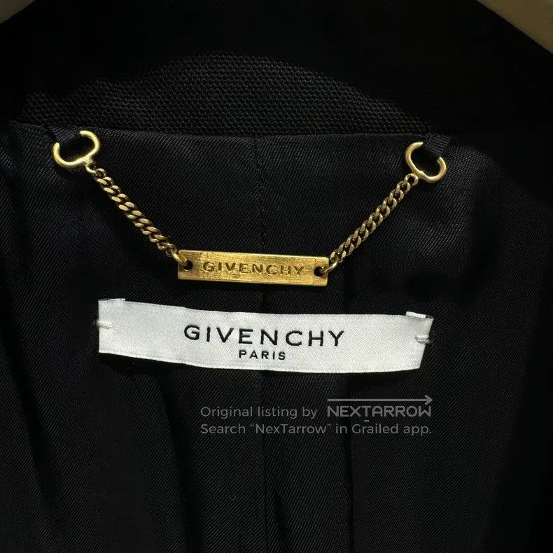 Givenchy Givenchy Black Trench Coat Size S / US 4 / IT 40 - 3 Thumbnail