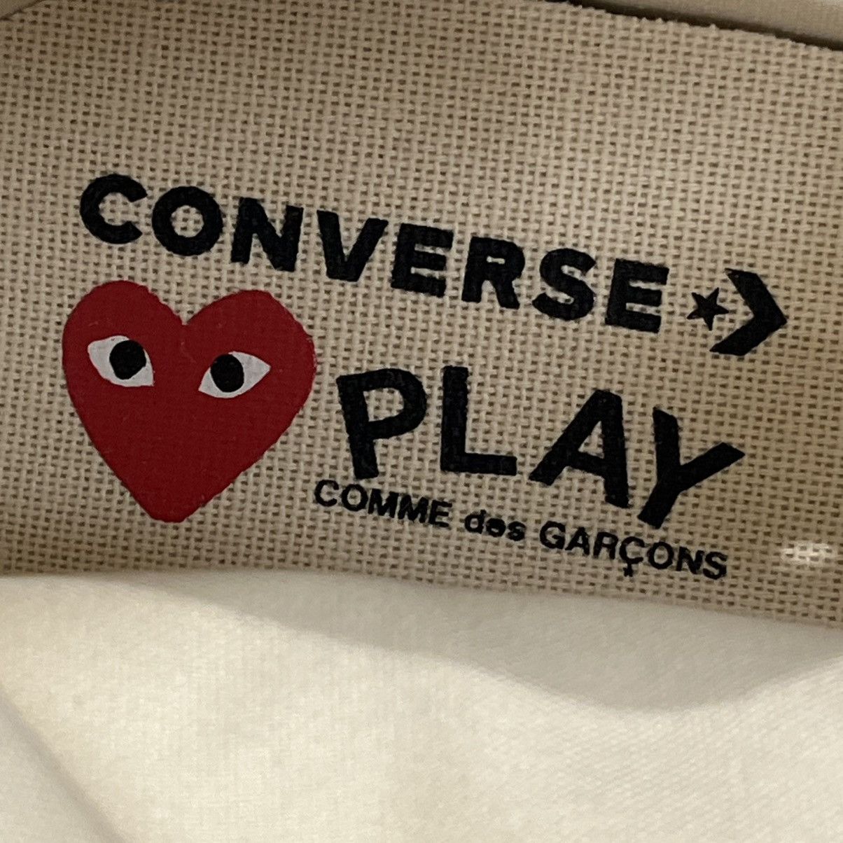 Comme des Garcons × Converse Converse Chuck Taylor All Star 70 Hi x CDG Play Red Midsole Size US 9 / EU 42 - 14 Thumbnail