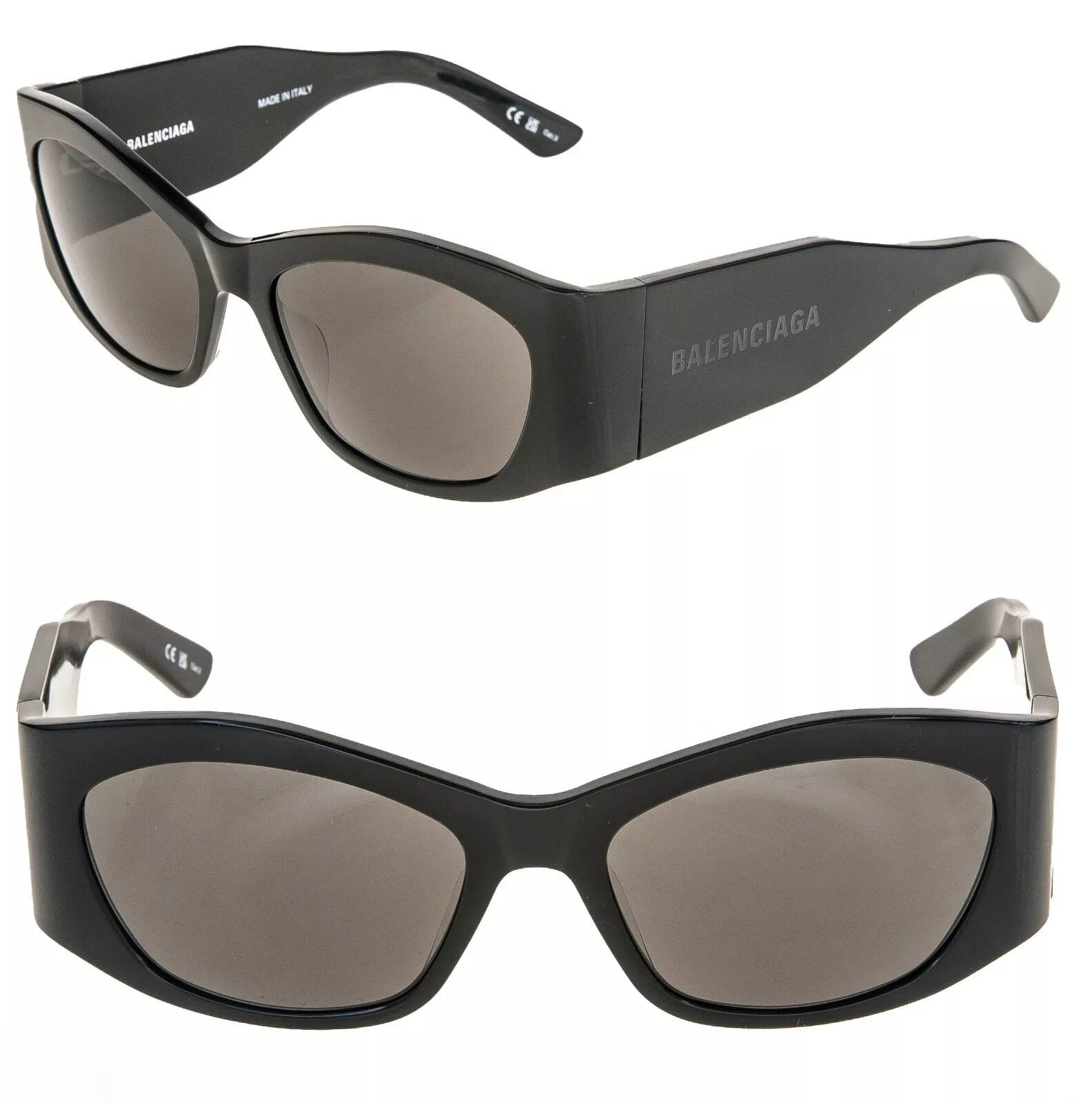 Balenciaga BALENCIAGA PANTHER 0329 Black Fashion Sunglass BB0329S 001 Size ONE SIZE - 1 Thumbnail
