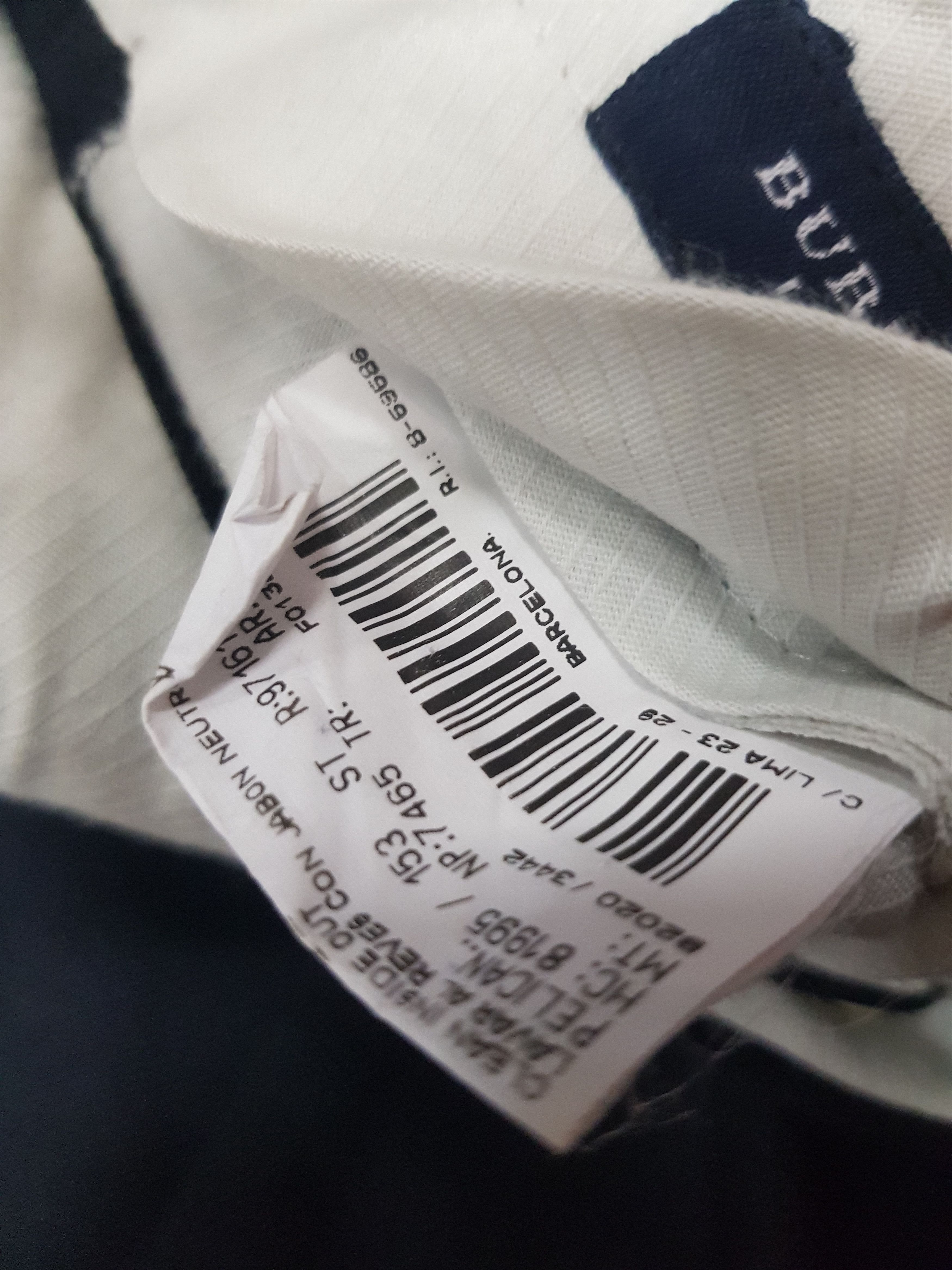 Burberry × Designer × Vintage Burberry vintage Navy wide leg loose Fit chino Trousers Size US 36 / EU 52 - 6 Thumbnail