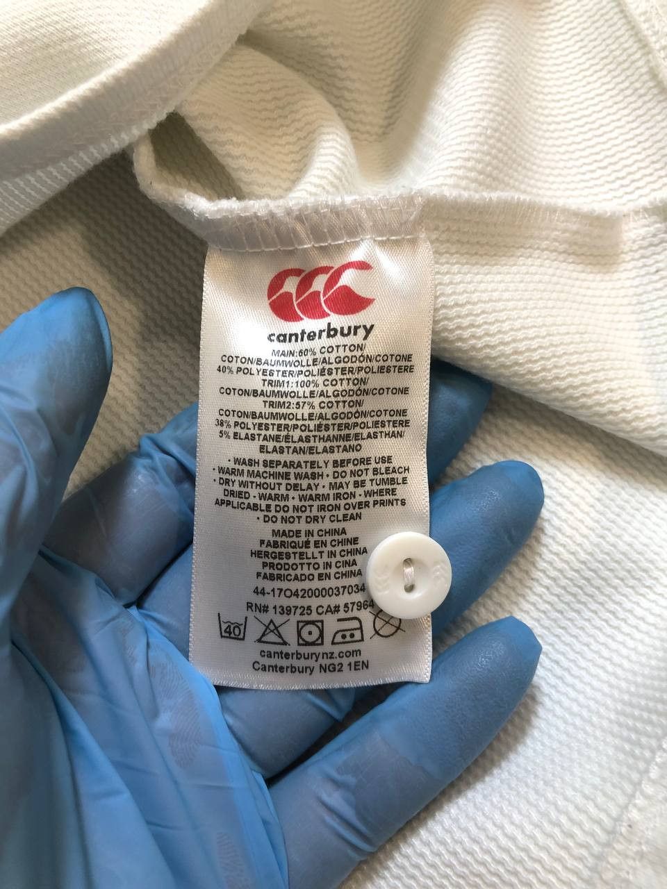 Canterbury of New Zealand Conterbury Englan Rugby vintage t-shirts Size US M / EU 48-50 / 2 - 3 Thumbnail