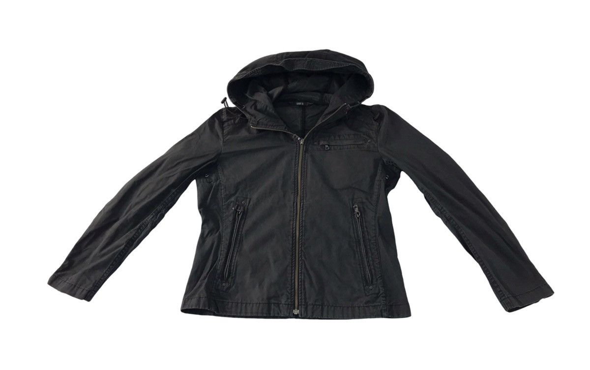 Japanese Brand Hype Japan Brand Khakis Hooded Jacket Full Zip Double Pocket Size M / US 6-8 / IT 42-44 - 1 Thumbnail
