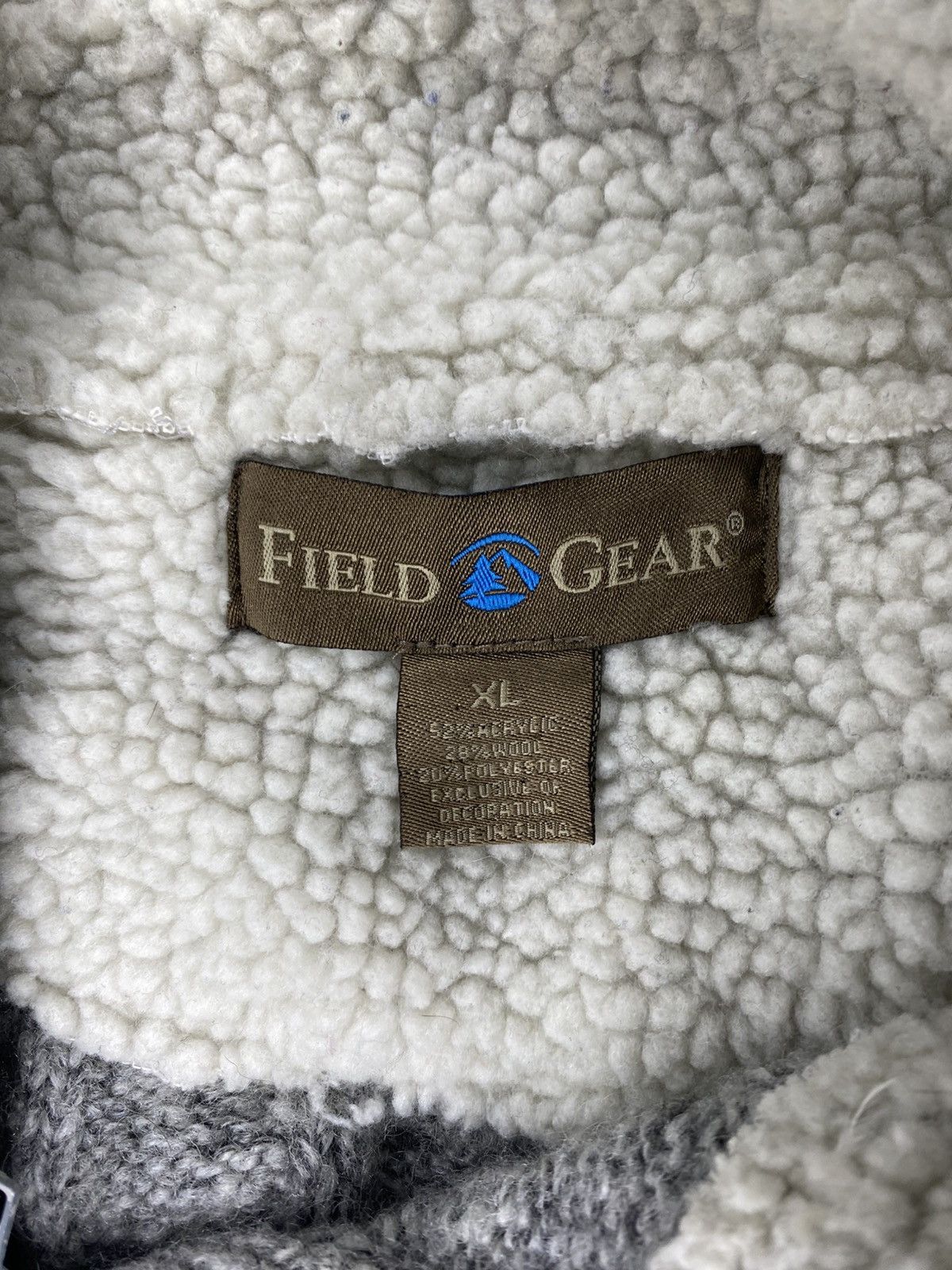 Other Field Gear Sweater Mens XL 1/4 Zip Grey Knit Wool Blend Size US XL / EU 56 / 4 - 5 Thumbnail