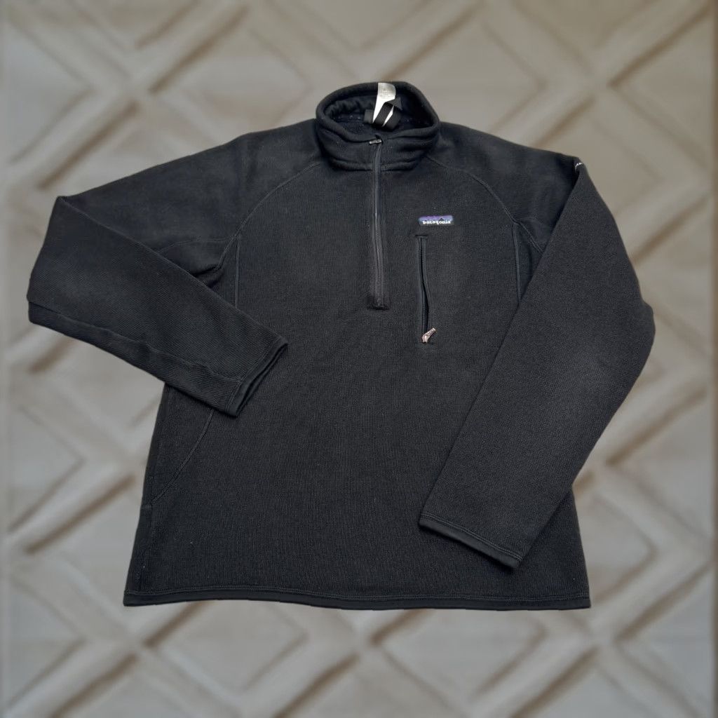 Patagonia Patagonia Better Sweater Pullover 1/2 Zip Sweatshirt Men Small Black Fleece Outdoor Hiking Winter Spring Fall 1/2 Zip Logo Size US S / EU 44-46 / 1 - 1 Thumbnail