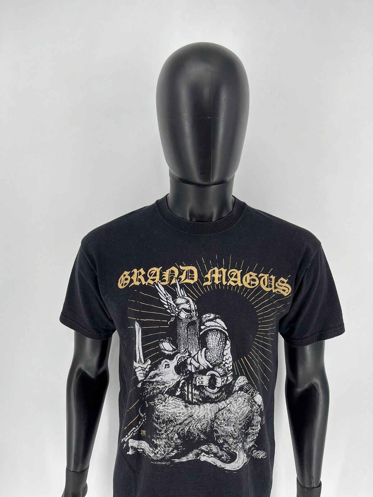 Band Tees Vintage Y2K Grand Magus Metal Band Grunge Faded Double Sided Size US L / EU 52-54 / 3 - 5 Thumbnail