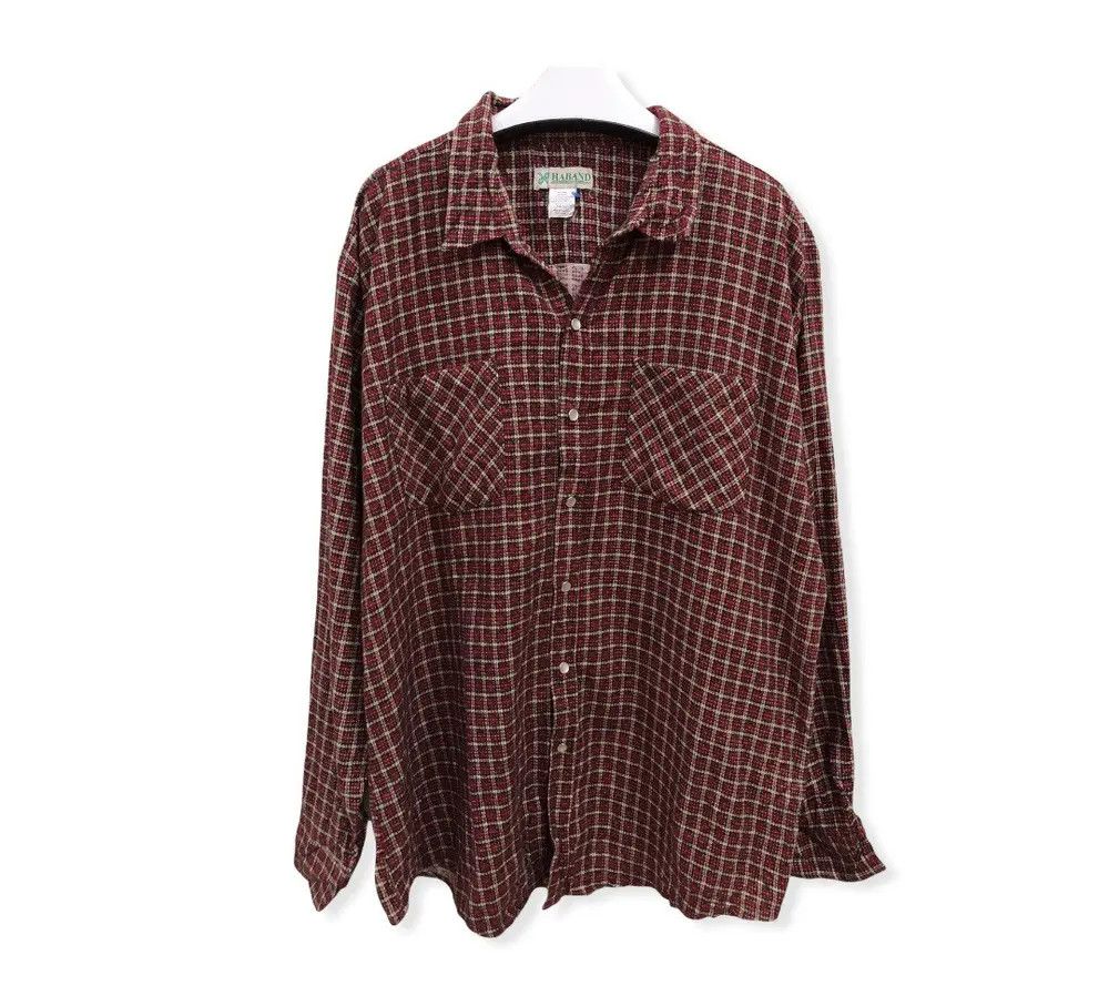 Vintage Vintage Haband Plaid Tartan Flannel Shirt 👕 Size US XL / EU 56 / 4 - 1 Thumbnail