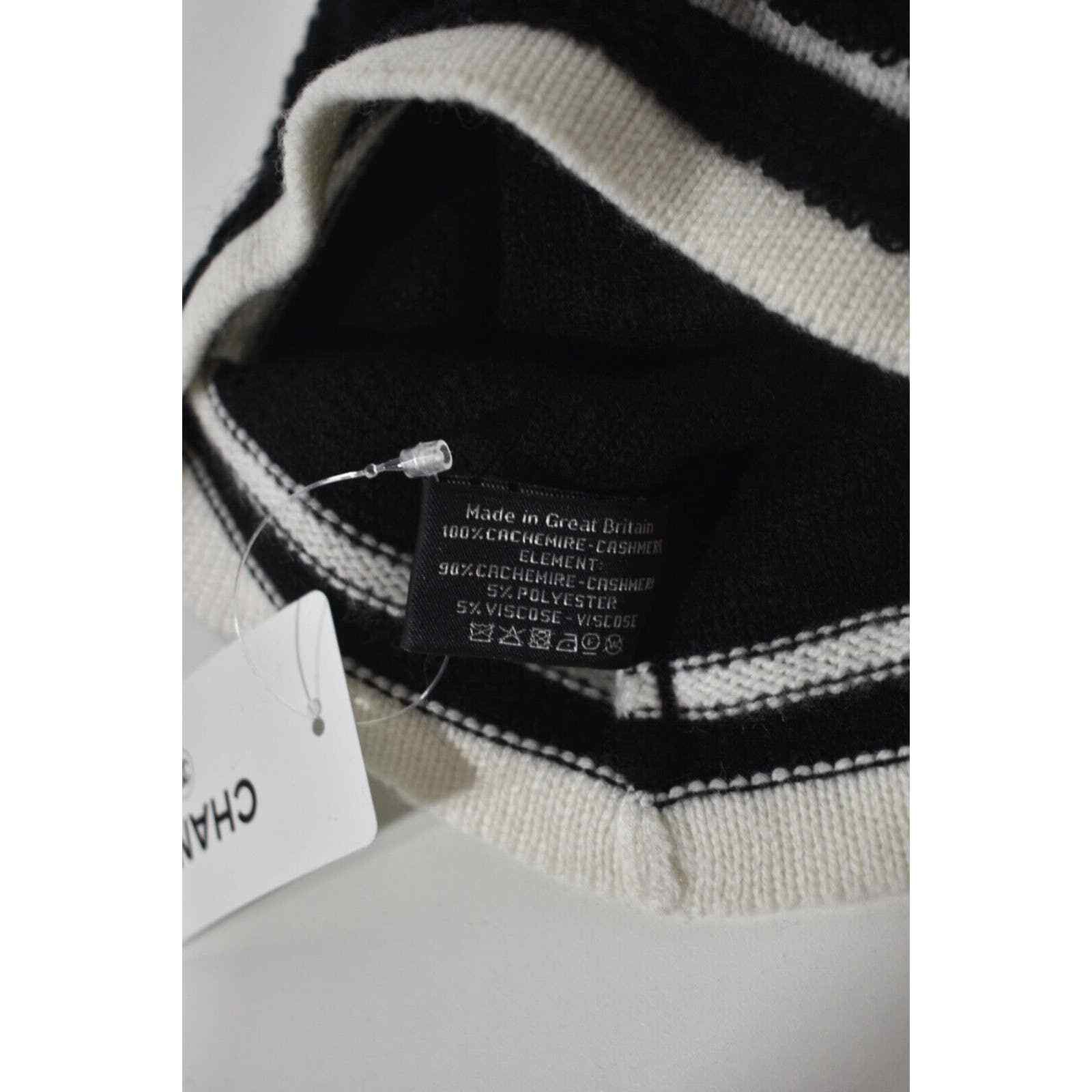 Chanel Chanel 22B Cashmere CC Logo Quilted Beanie Winter Hat Cloche Size ONE SIZE - 7 Thumbnail