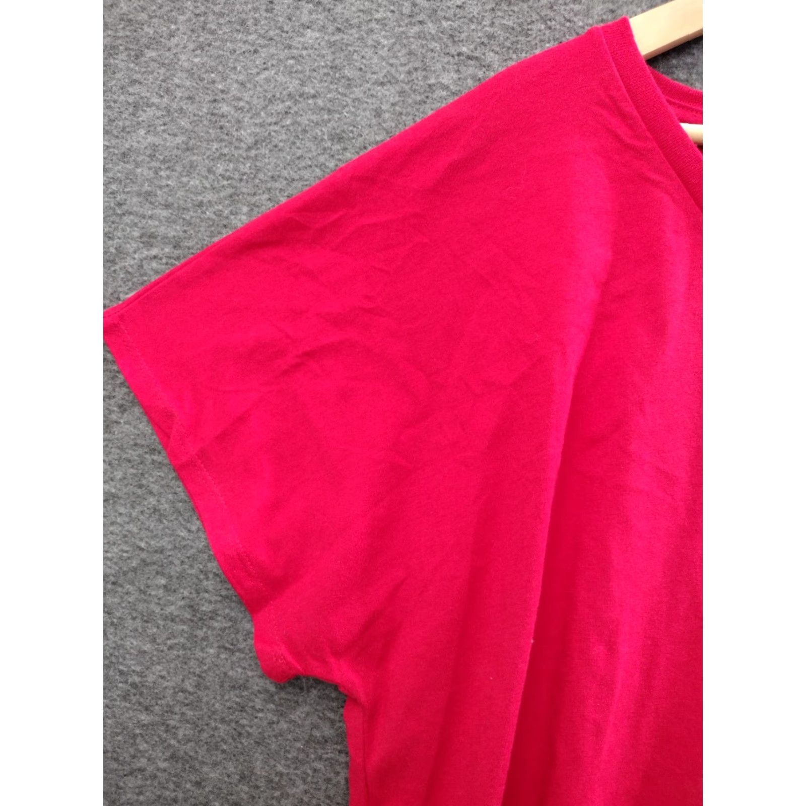 IDEA Ideal T-Shirt Women’s XXL Red Short Sleeve Round Neck Cotton Blend Jersey Basic Solid Casual Womens Size XXL / US 16-18 / IT 52-54 - 7 Thumbnail