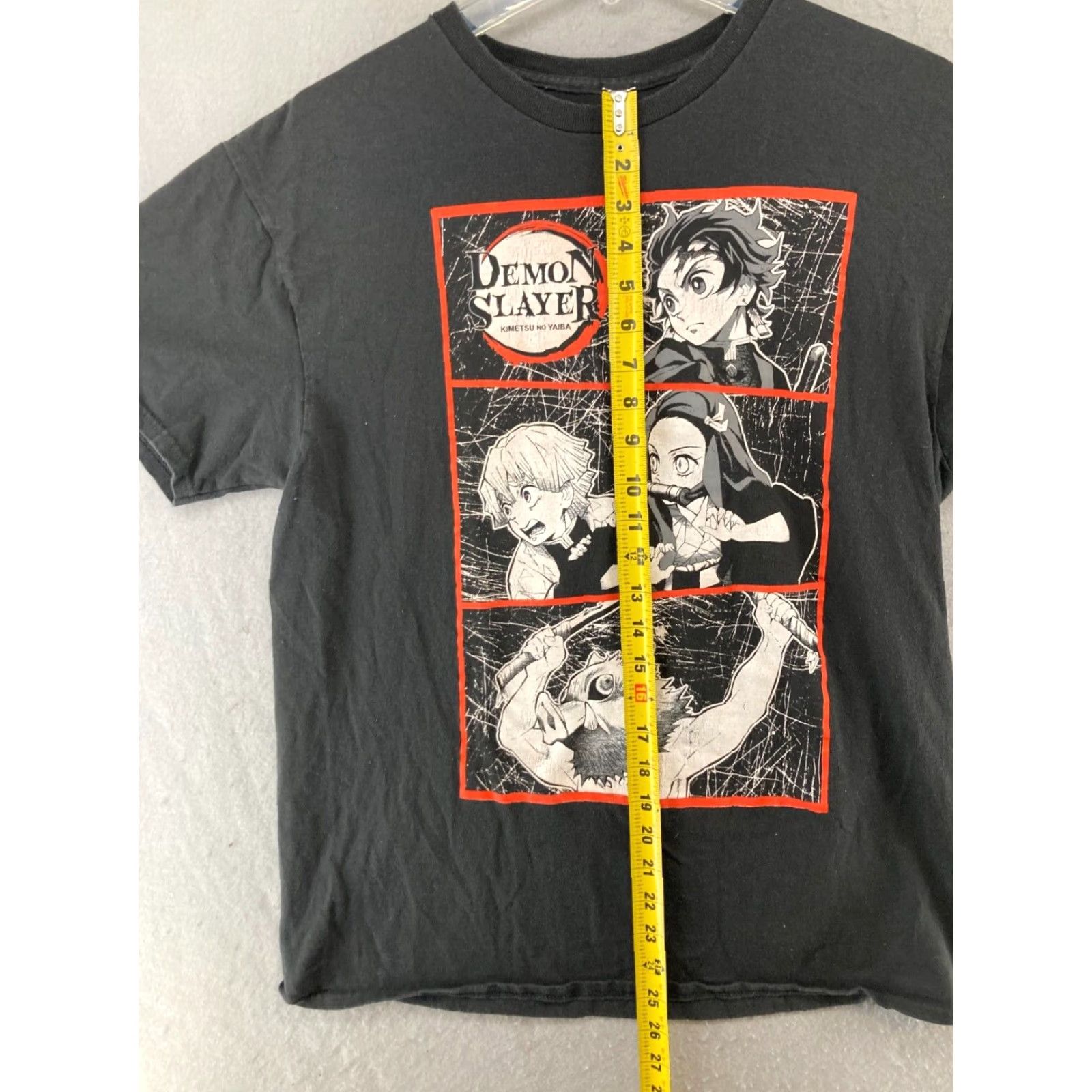 Vintage Demon SLayer T Shirt Large Black Tee – 90s, Anime, Movie Graphic Print Men Shirt L Black T-Shirt (Adult) Size US L / EU 52-54 / 3 - 3 Thumbnail