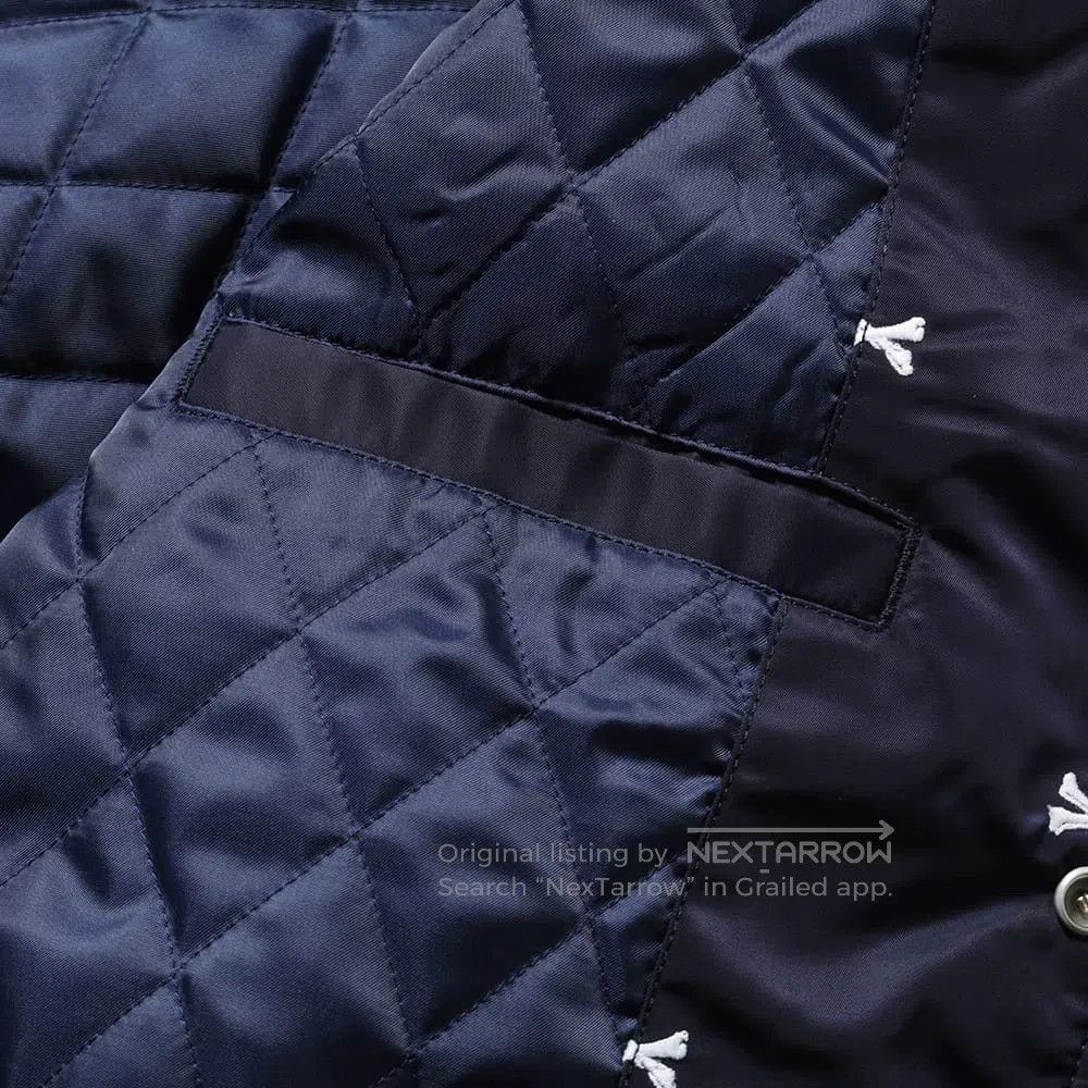 Other navy blue bone pattern bomber jacket. Size S / US 4 / IT 40 - 4 Thumbnail
