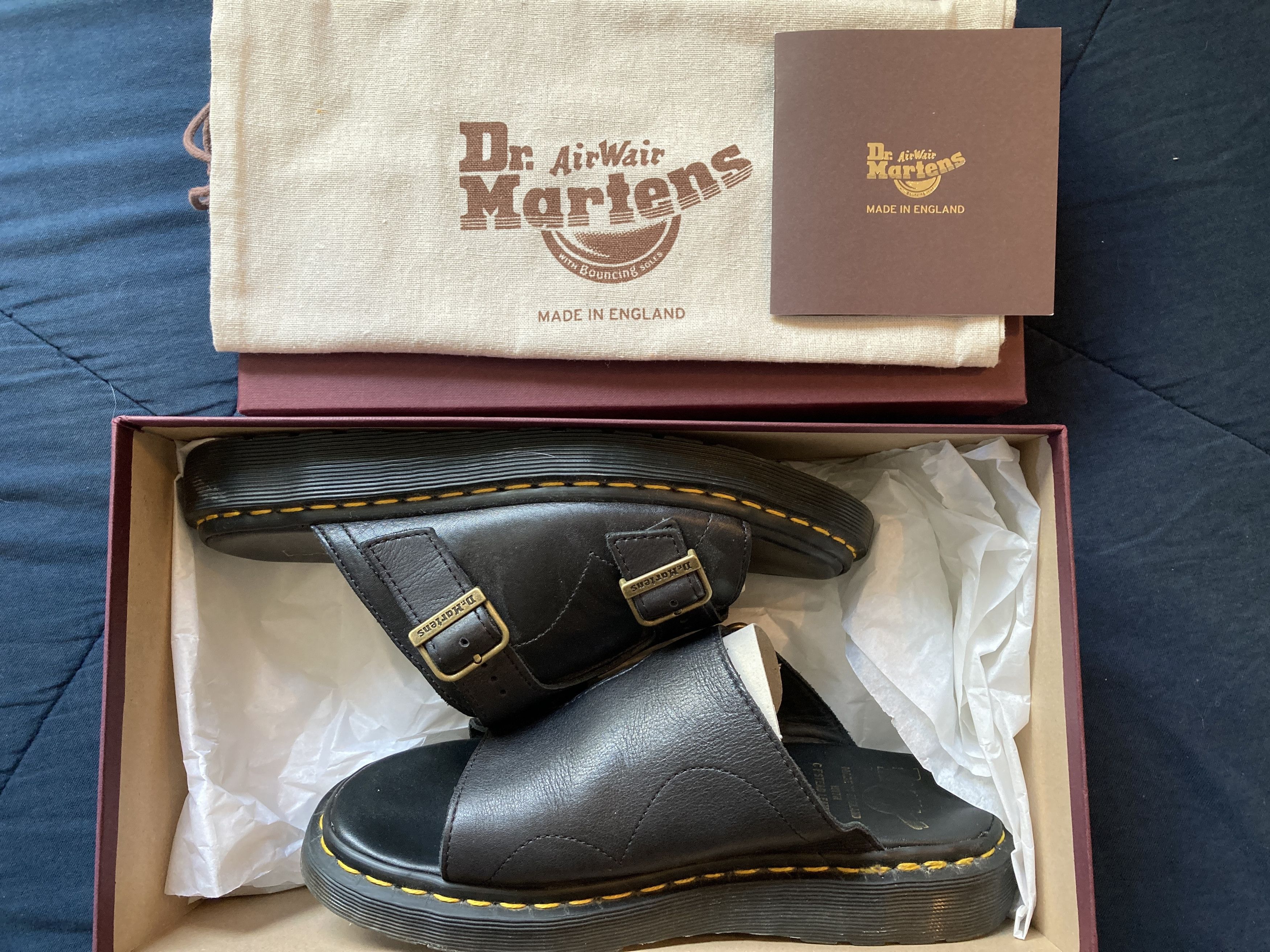 Dr. Martens Dr. Martens Dayne MADE IN ENGLAND Leather Sandals Size US 8 / EU 41 - 1 Thumbnail