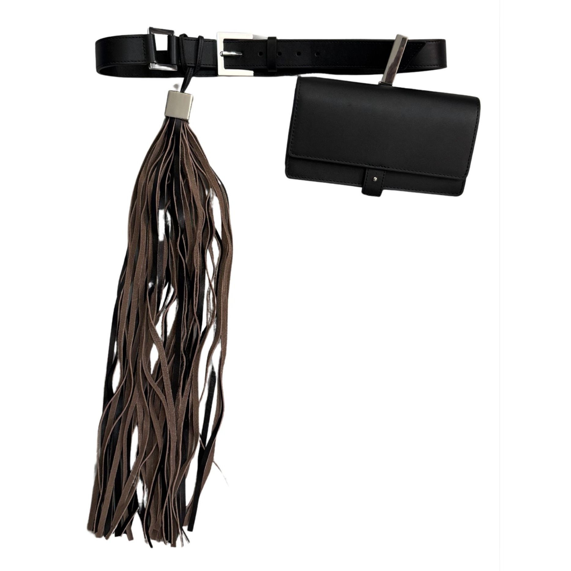 Mango MANGO Selection leather belt Removable Attachments NWOT $140 Size ONE SIZE - 2 Thumbnail