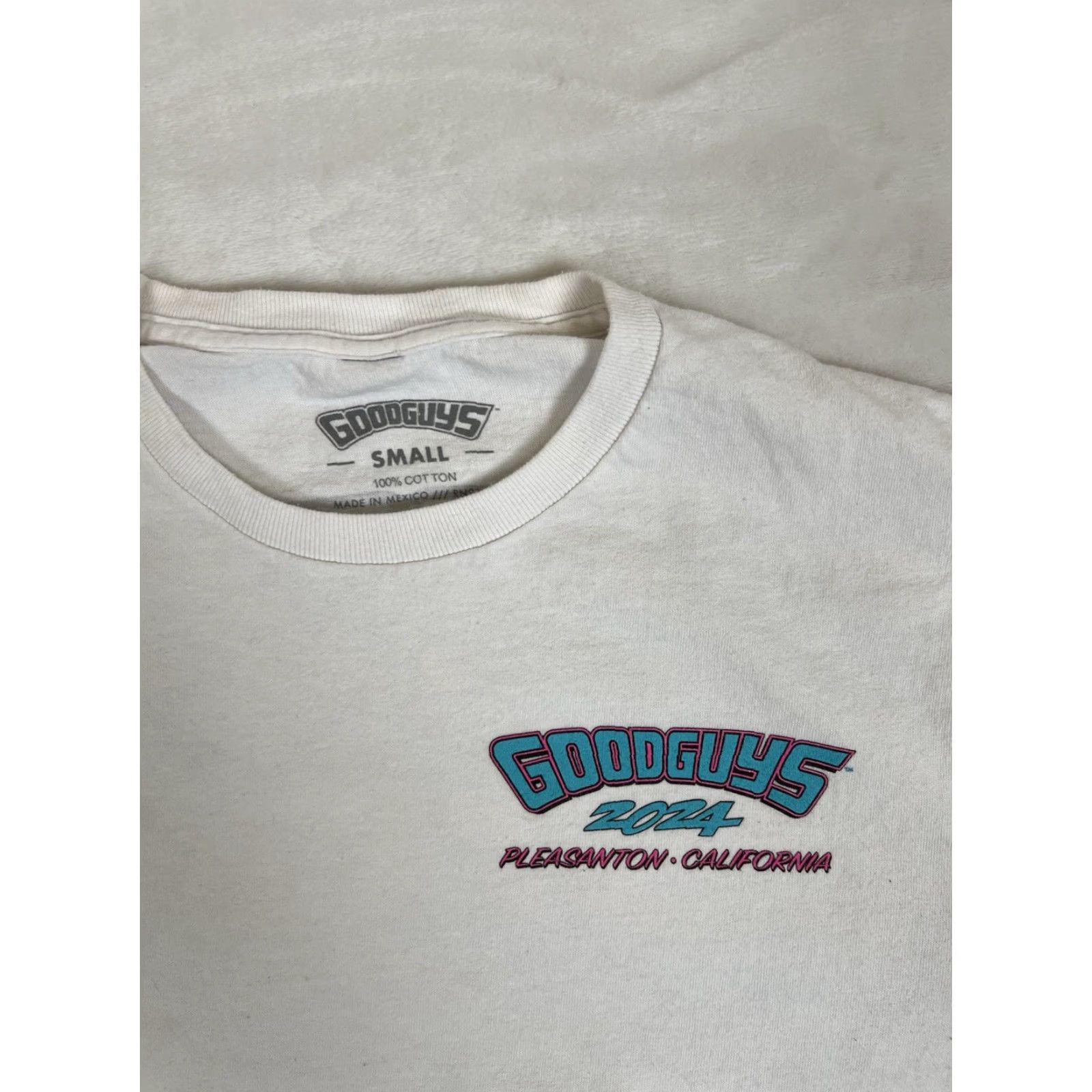 Vintage Goodguys T-Shirt Size Small Men White Short Sleeve Cars California 90s? (Note: avoid adding decade unless in data) Size US S / EU 44-46 / 1 - 3 Thumbnail