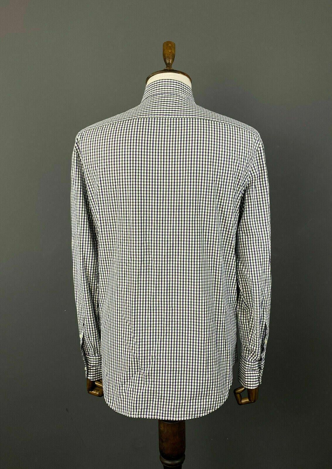 Designer Men Boggi Milano Multicolor Check Cotton Shirt Size XL Size US XL / EU 56 / 4 - 6 Thumbnail