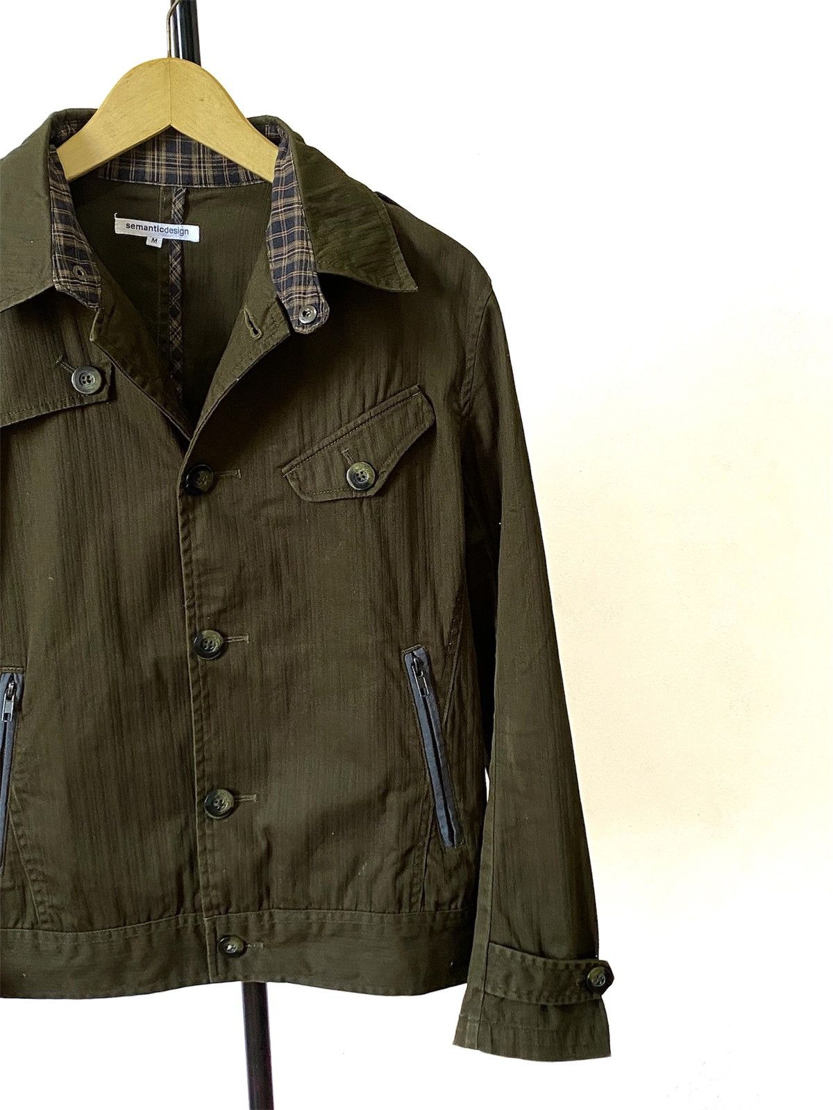 semanticdesign Rare Vintage Semantic Design Military Jacket Y2K Punk Style🔥 Size US M / EU 48-50 / 2 - 3 Thumbnail