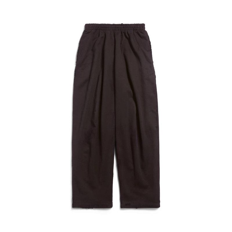 Balenciaga o1w1db10126 Baggy Sweatpants & Joggers in Black Size US 28 / EU 44 - 1 Thumbnail