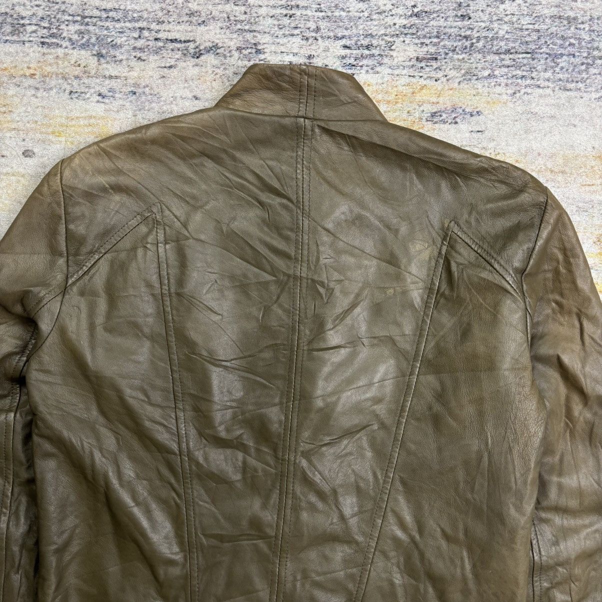Helmut Lang Helmut lang assymetrical leather jacket Size S / US 4 / IT 40 - 7 Thumbnail
