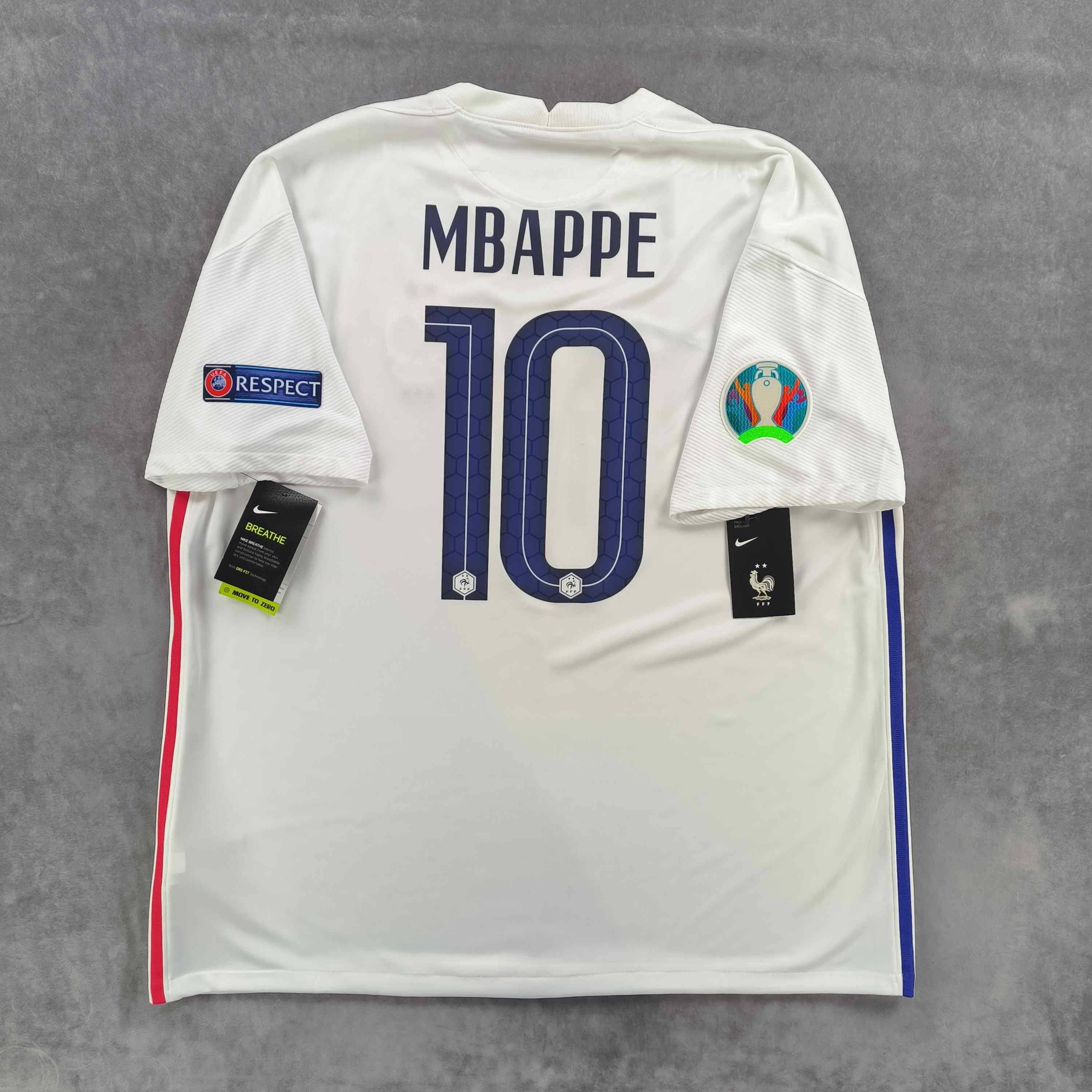Nike NEW France 2020-22 Nike away Mbappe football jersey size XXL Size US XXL / EU 58 / 5 - 1 Thumbnail