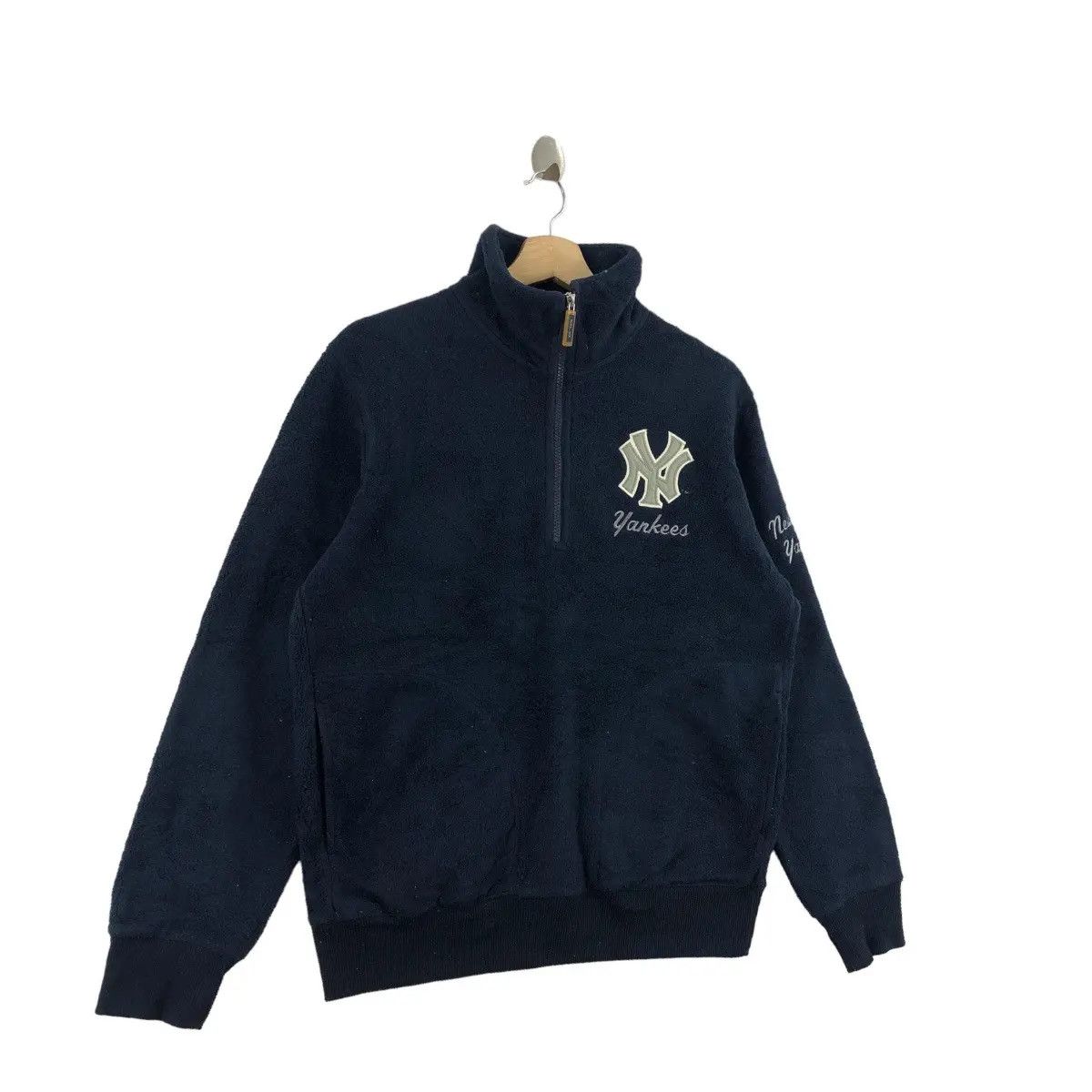 MLB × Uniqlo UNIQLO x NEW YORK Yankees MLB Baseball League Fleece Sweater Size L / US 10 / IT 46 - 4 Thumbnail