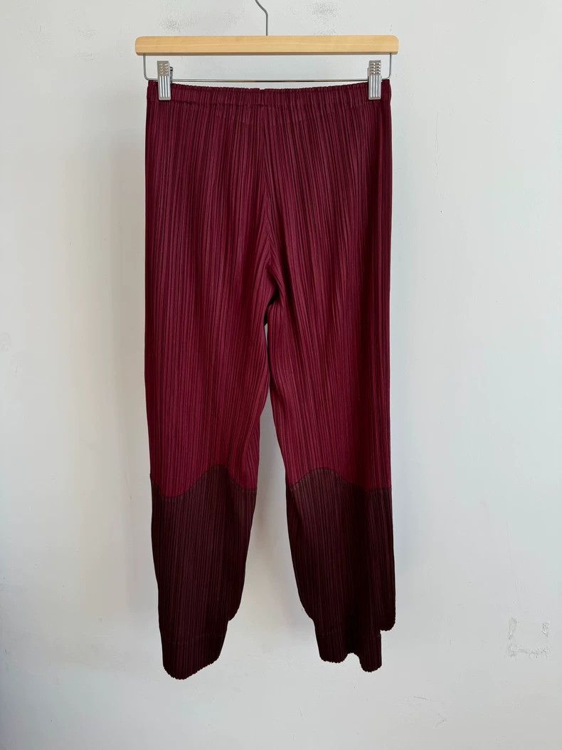 Issey Miyake issey miyake size:2 Red pleated pants Size 42" / US 20 - 2 Thumbnail