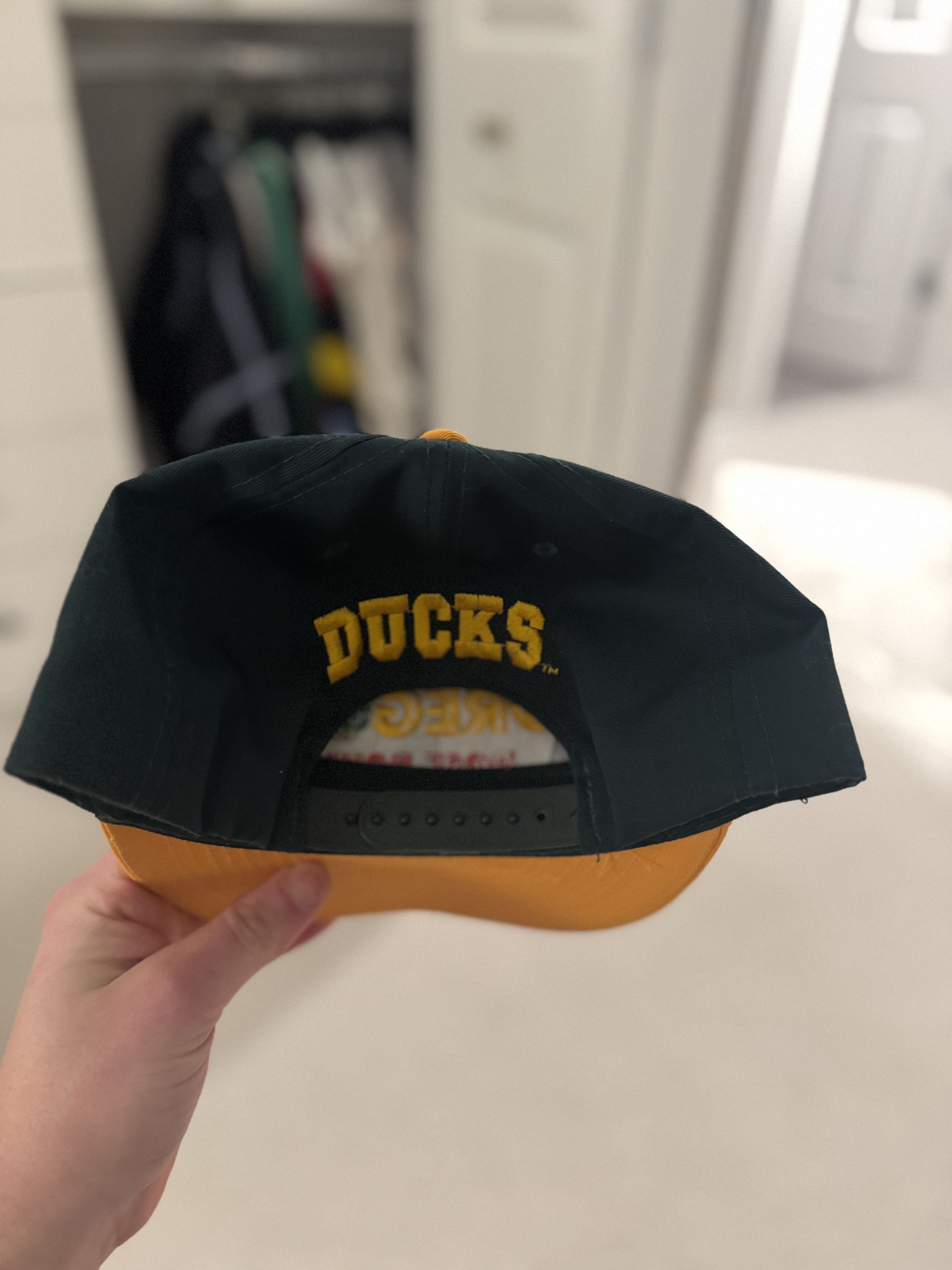 Otto *VINTAGE* Oregon Ducks 1995 Rose Bowl Snapback / Hat Size ONE SIZE - 2 Thumbnail