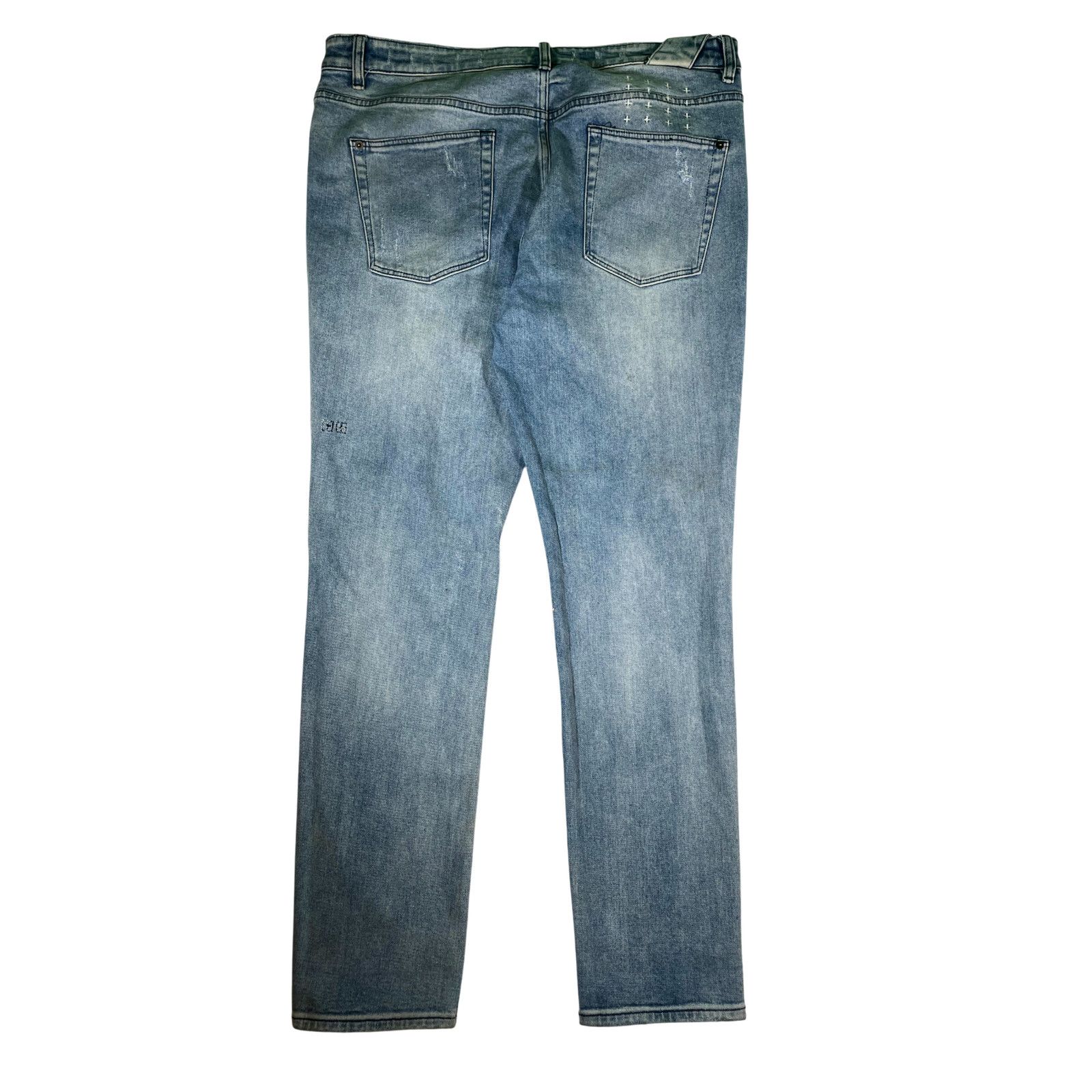 Ksubi Ksubi Plain Ripped Light Wash Jeans Size US 38 / EU 54 - 2 Thumbnail