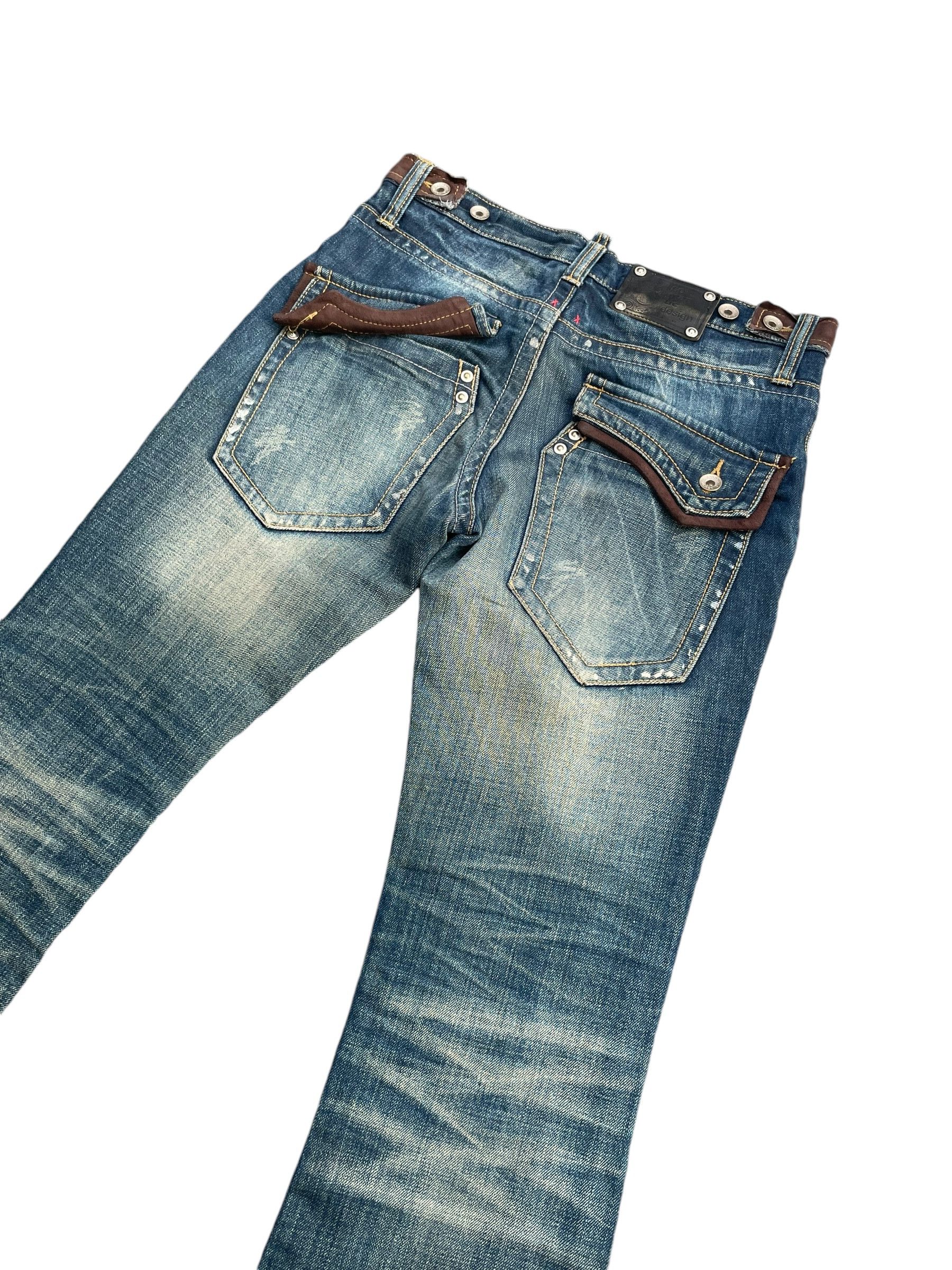 Japanese Brand Semantic Design Flare Custom Denim Size US 32 / EU 48 - 10 Thumbnail